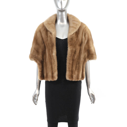 Autumn Haze Mink Stole- Size Free