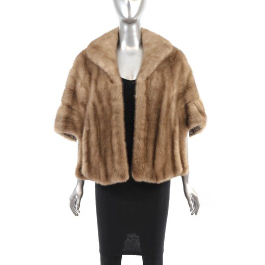 Autumn Haze Mink Stole- Size Free