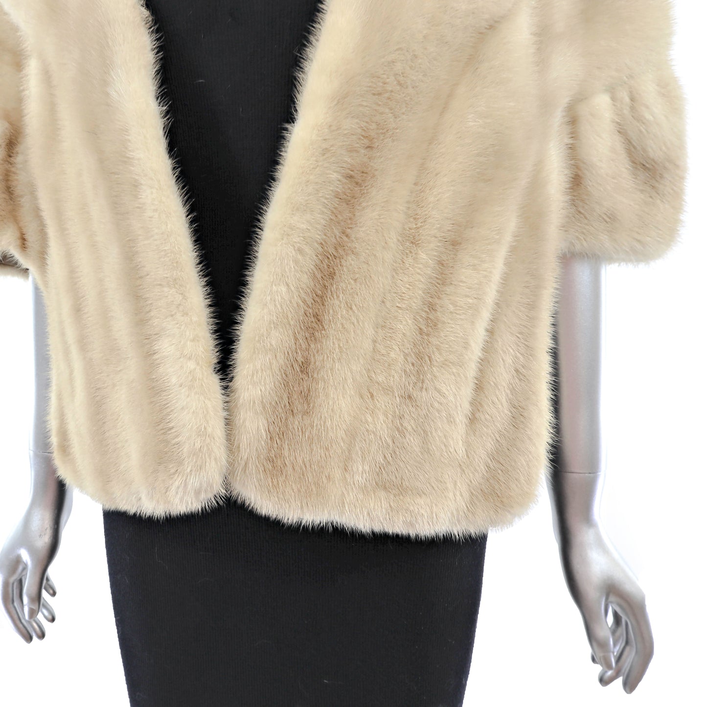 Beige Mink Stole- Size Free