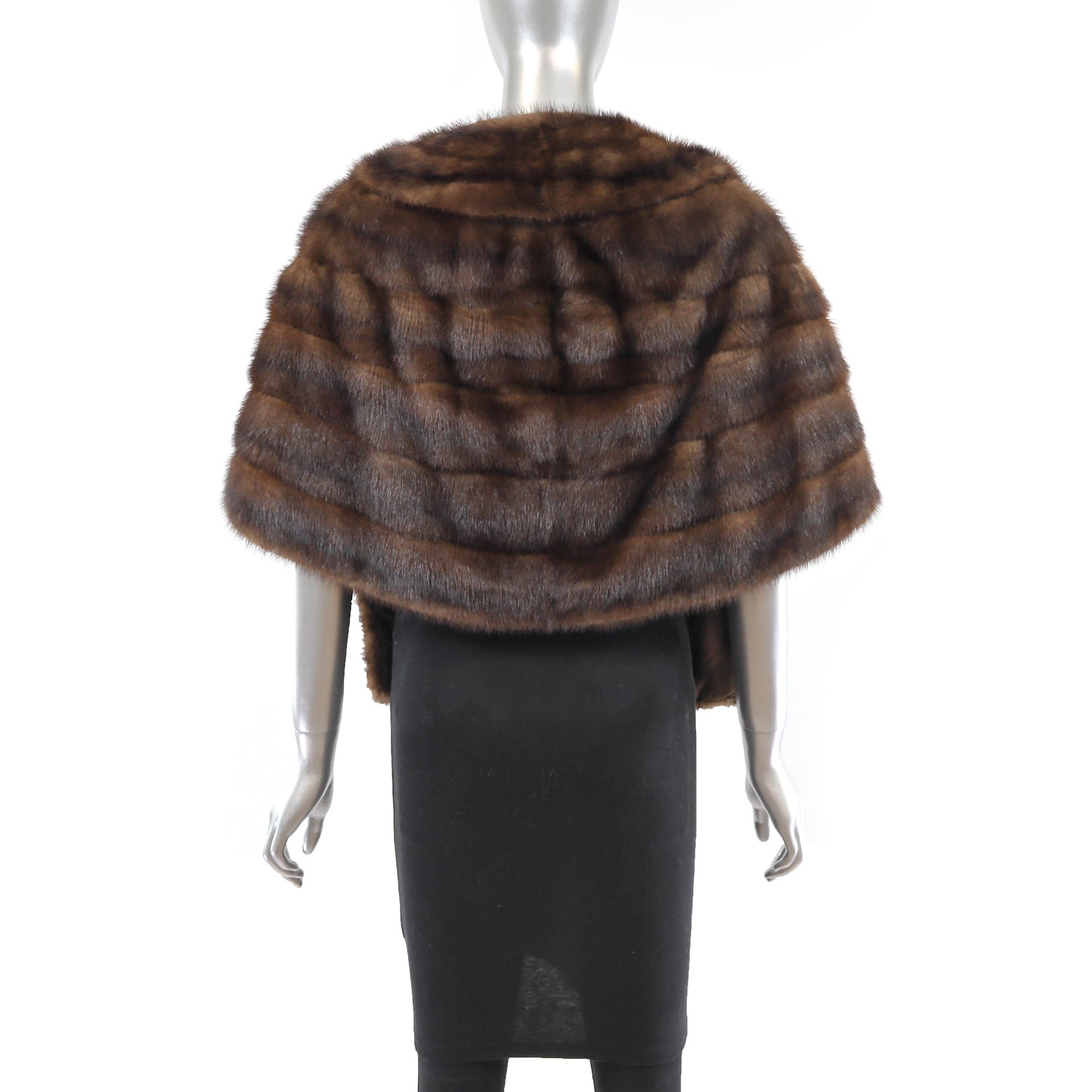 Mahogany Mink Stole - Size Free