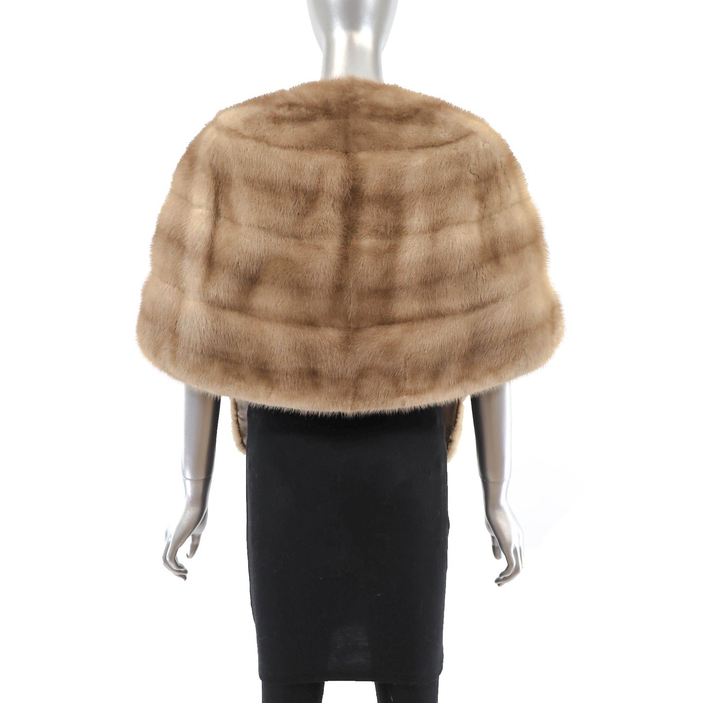 Light Brown Mink Stole- Size Free