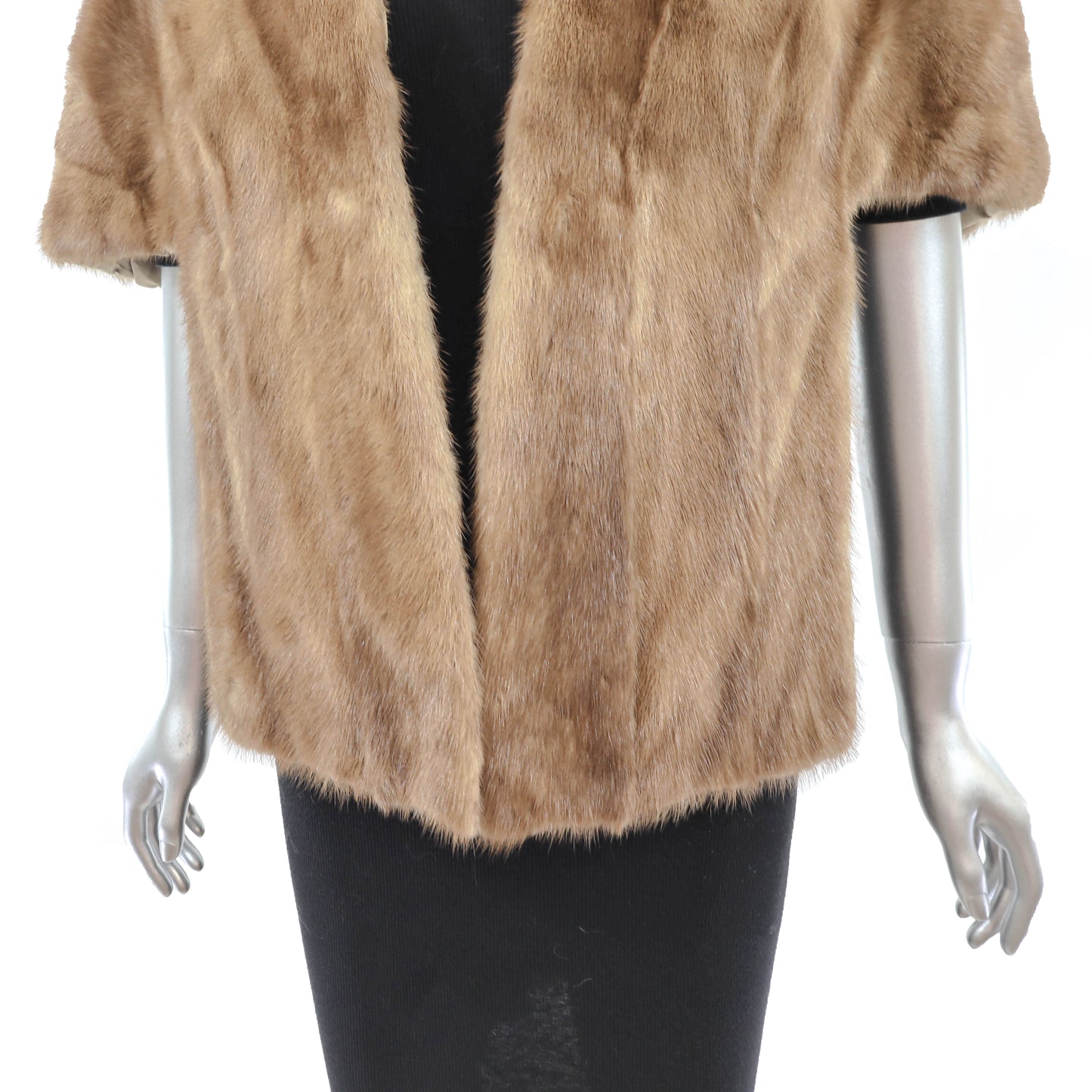 Light Brown Mink Stole- Size Free