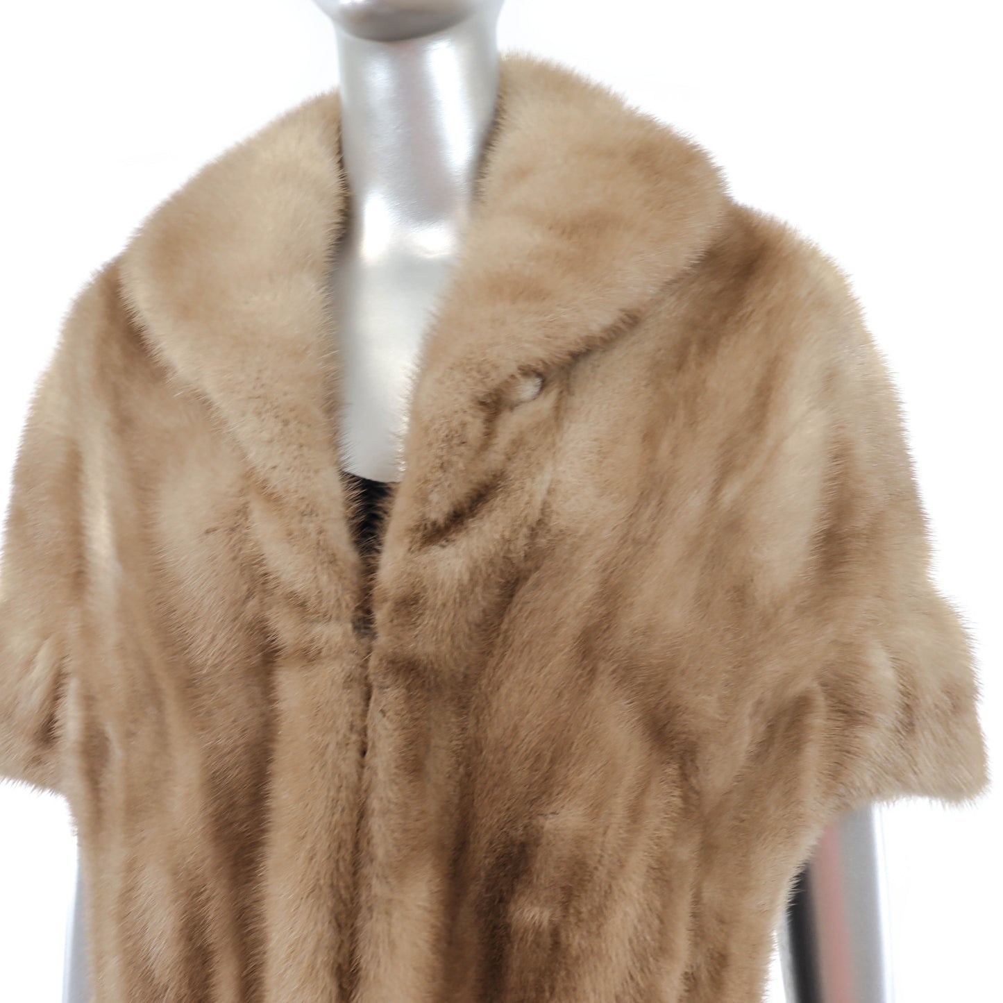 Light Brown Mink Stole- Size M