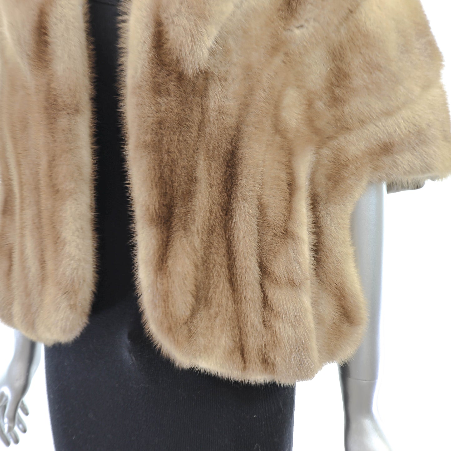 Light Brown Mink Stole- Size Free