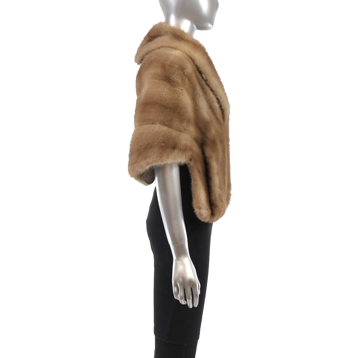 Light Brown Mink Stole- Size Free