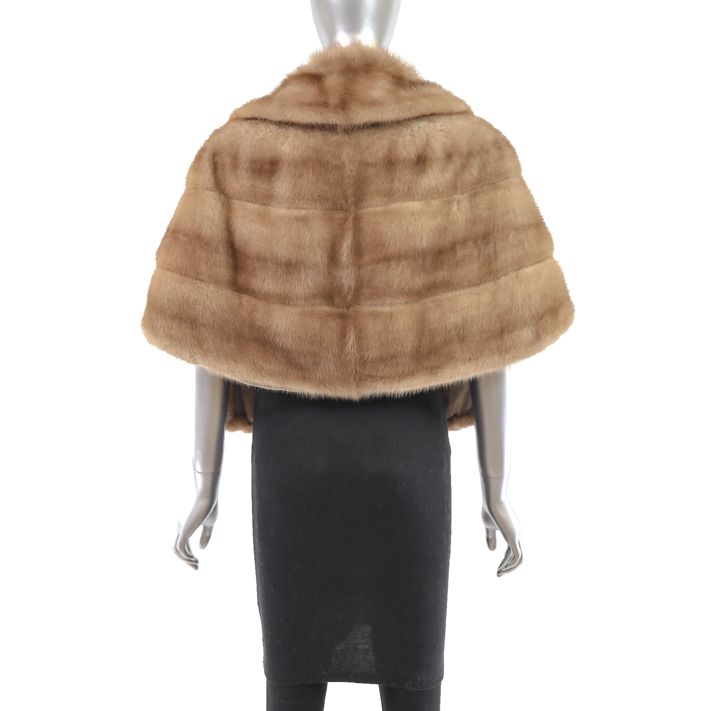 Light Brown Mink Stole- Size Free