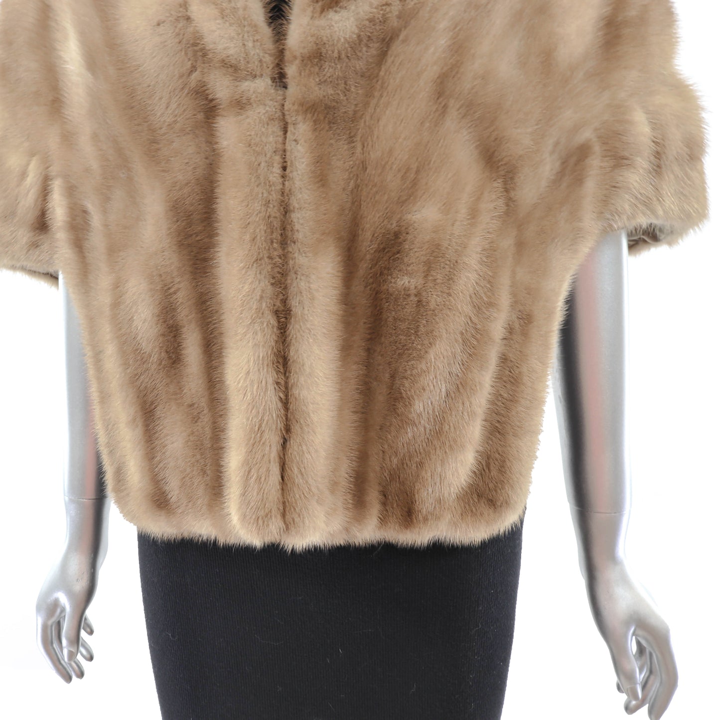 Light Brown Mink Stole- Size M