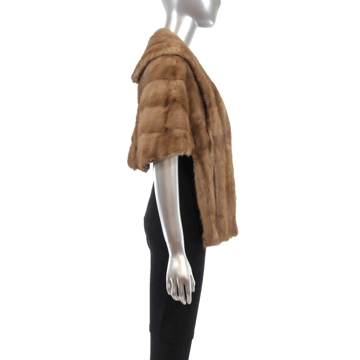 Light Brown Mink Stole- Size Free