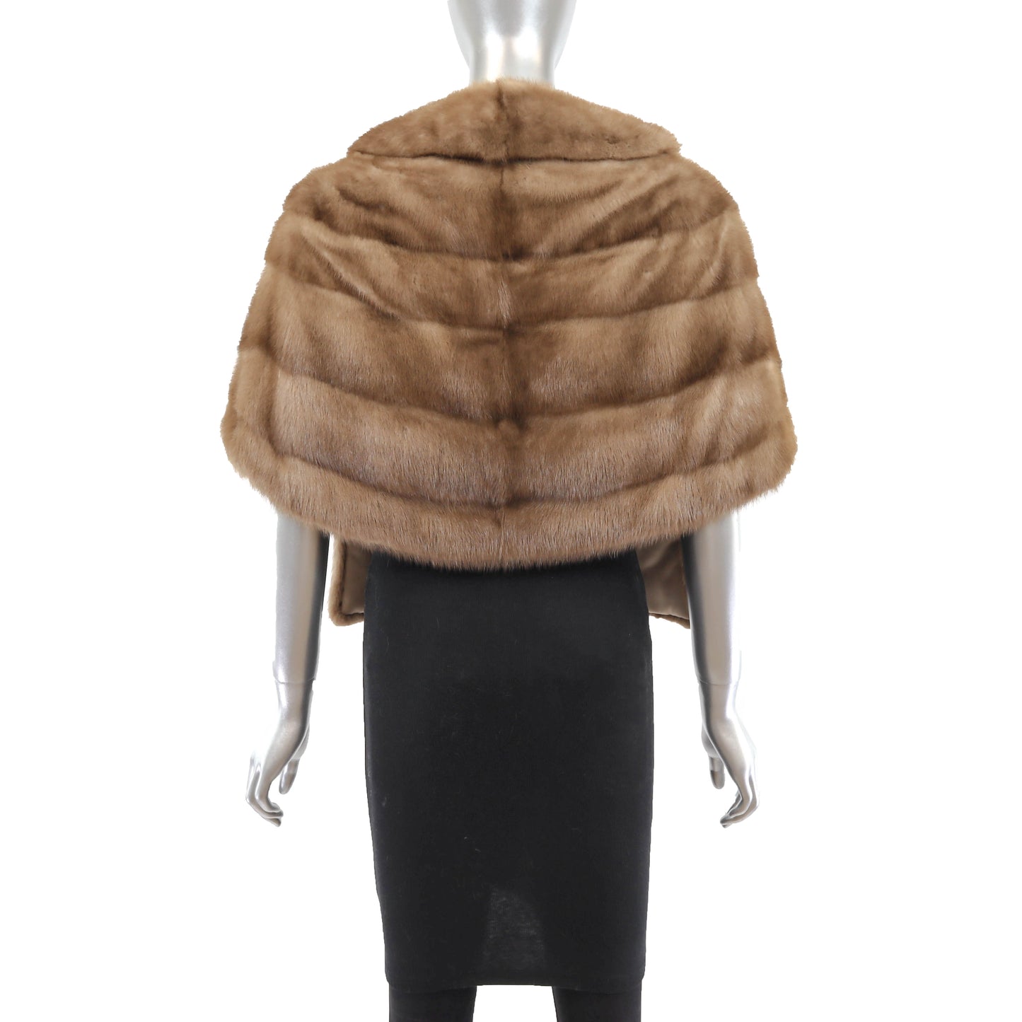 Light Brown Mink Stole- Size Free