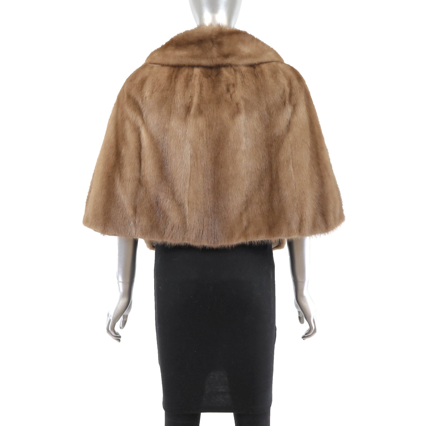 Light Brown Mink Stole- Size M