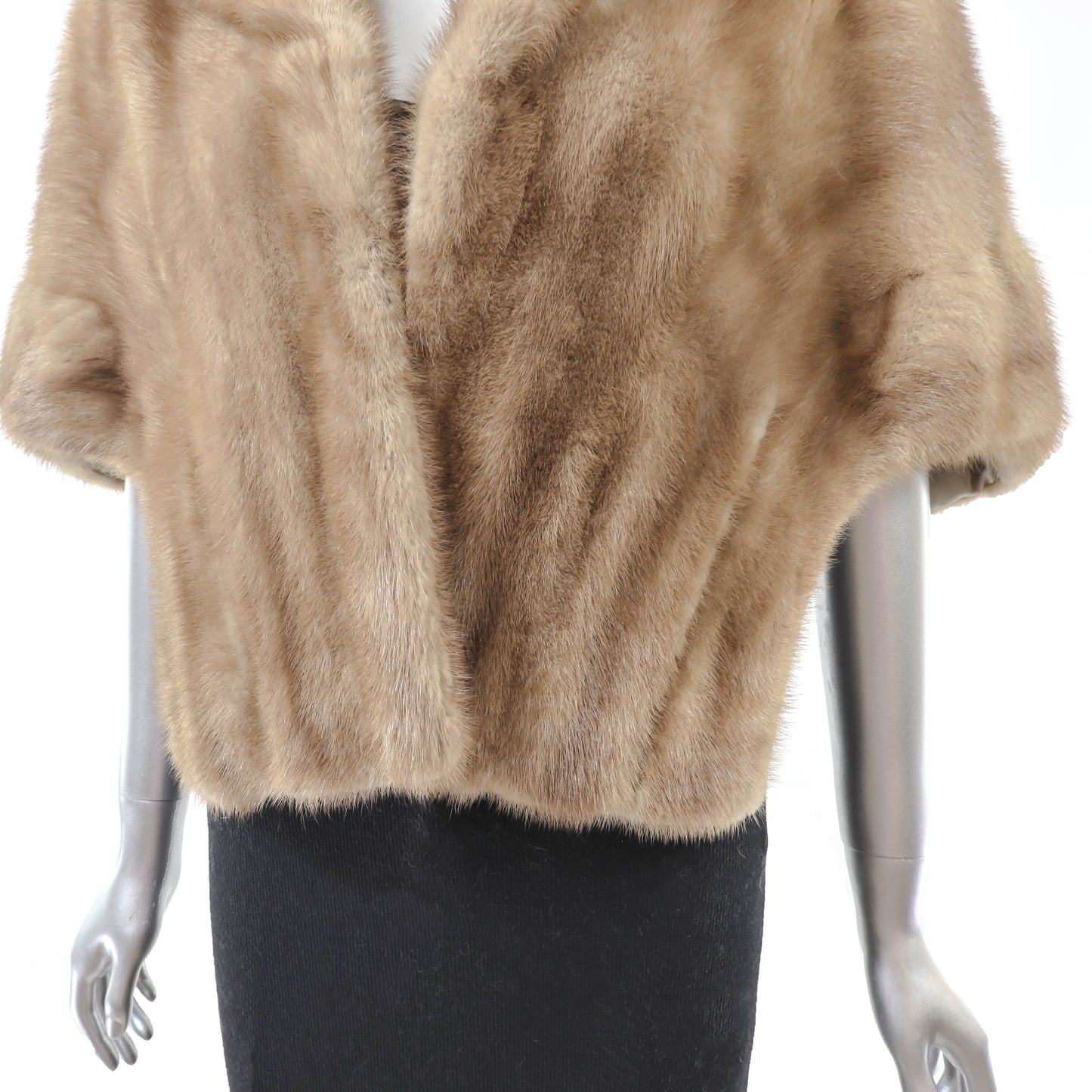 Light Brown Mink Stole- Size M