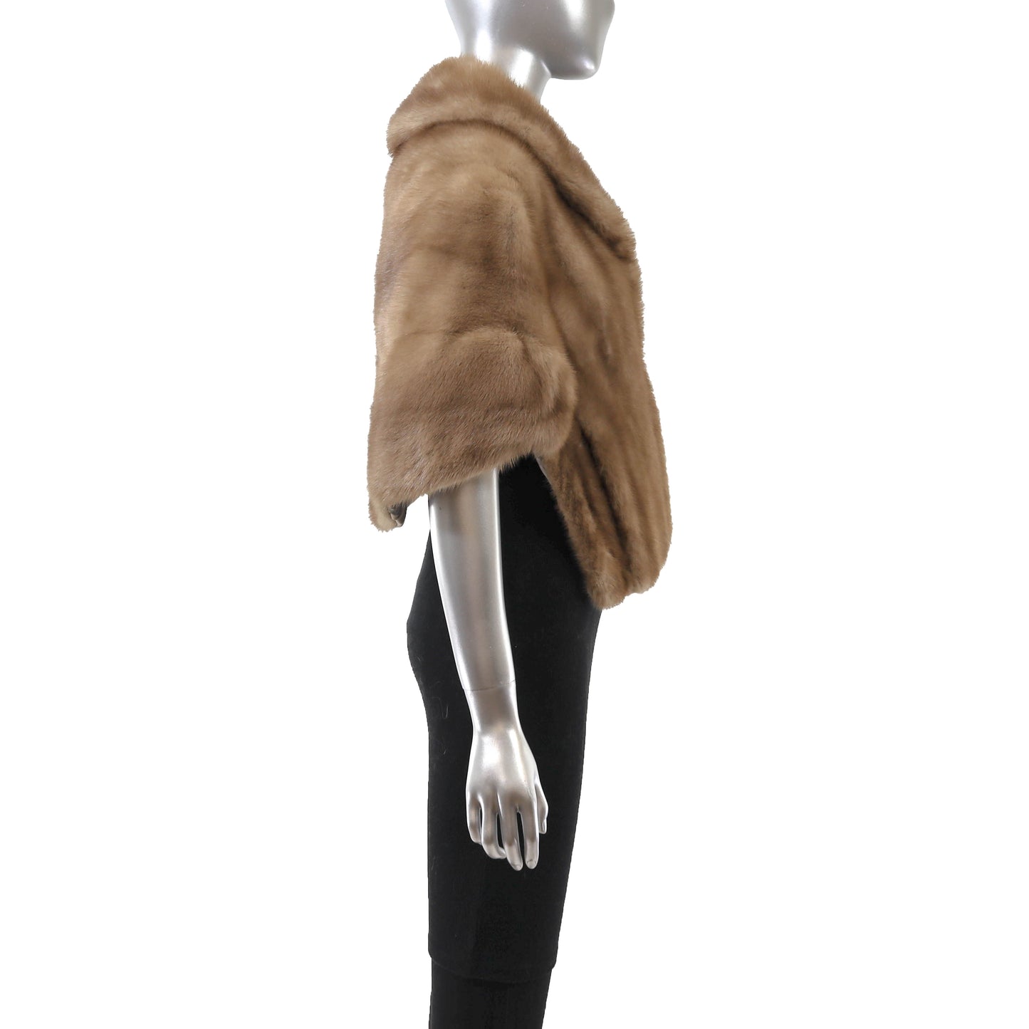 Light Brown Mink Stole- Size M