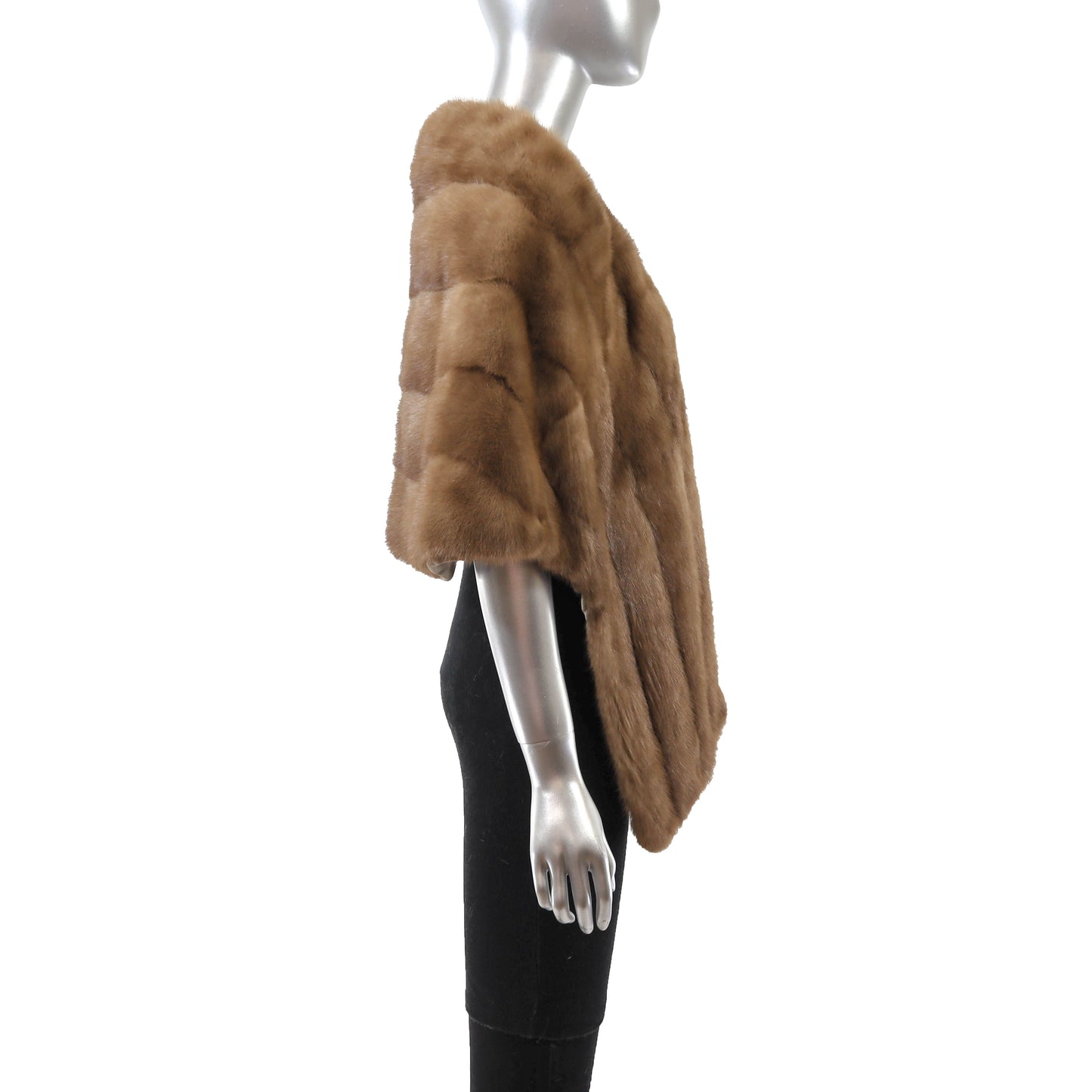 Light Brown Mink Stole- Size Free