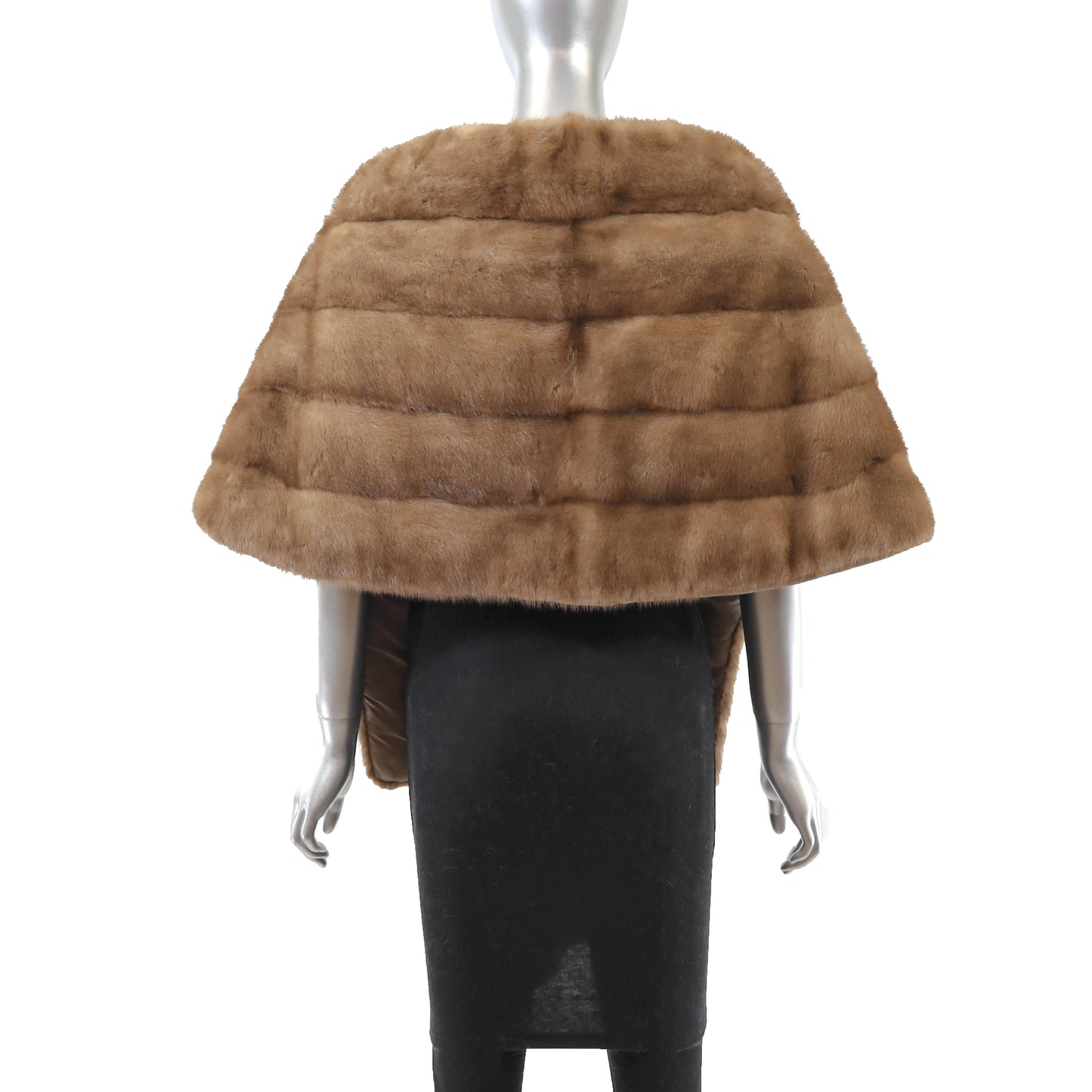 Light Brown Mink Stole- Size Free