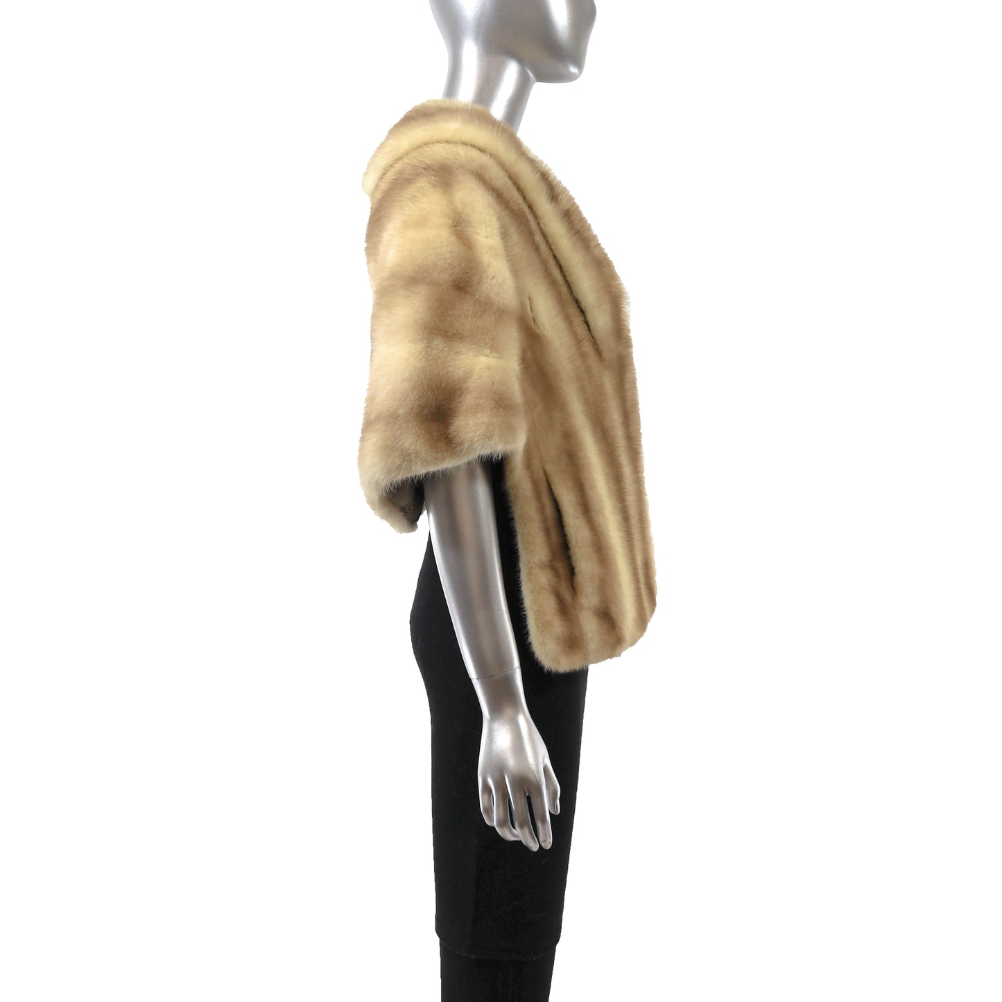 Ivory Mink Stole- Size Free