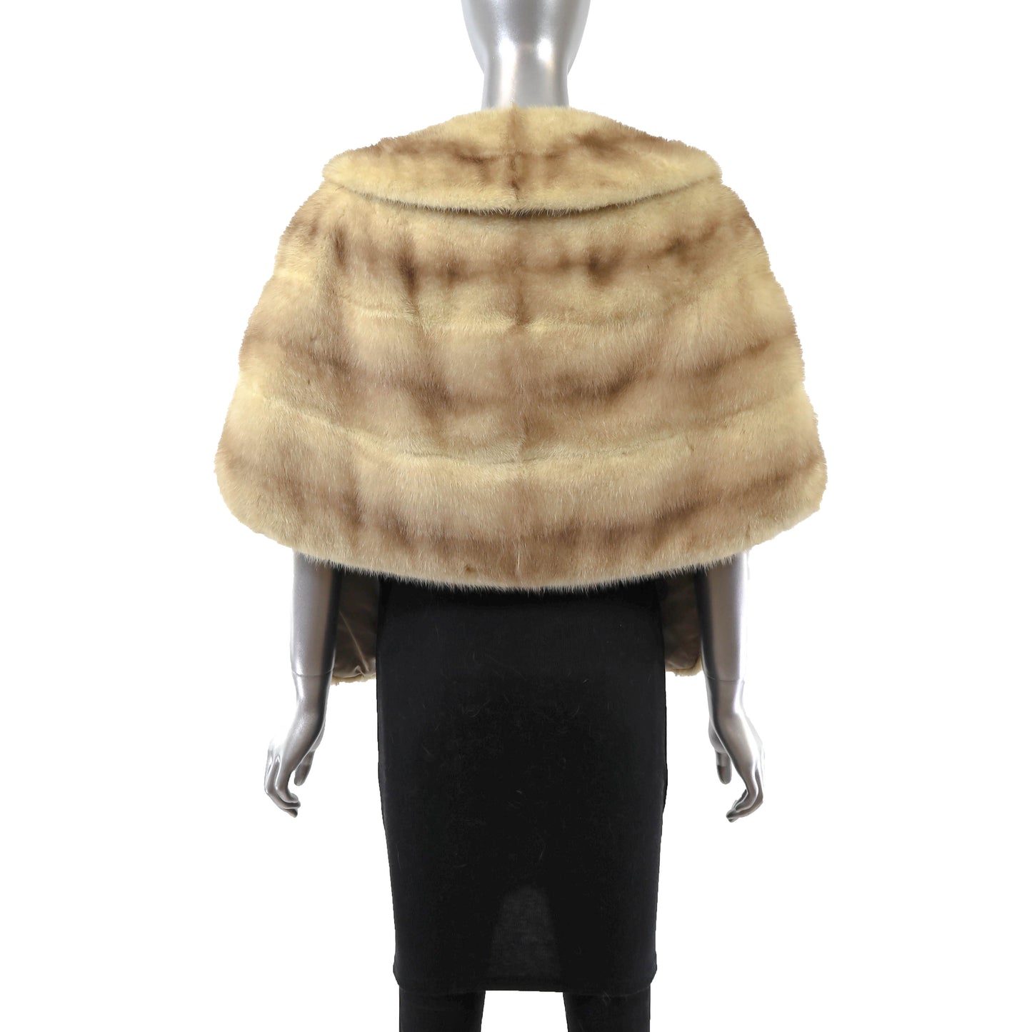 Ivory Mink Stole- Size Free