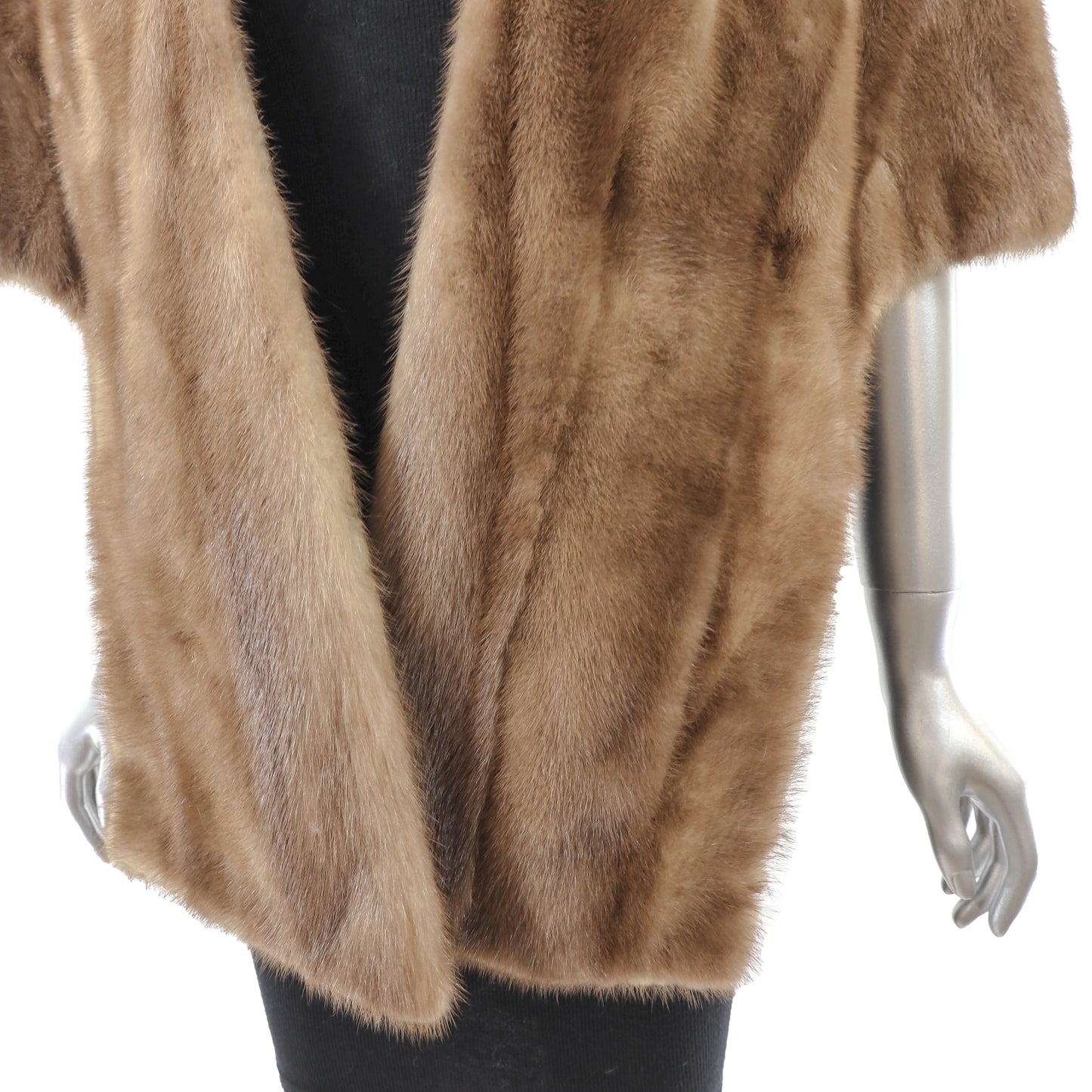 Light Brown Mink Stole- Size Free