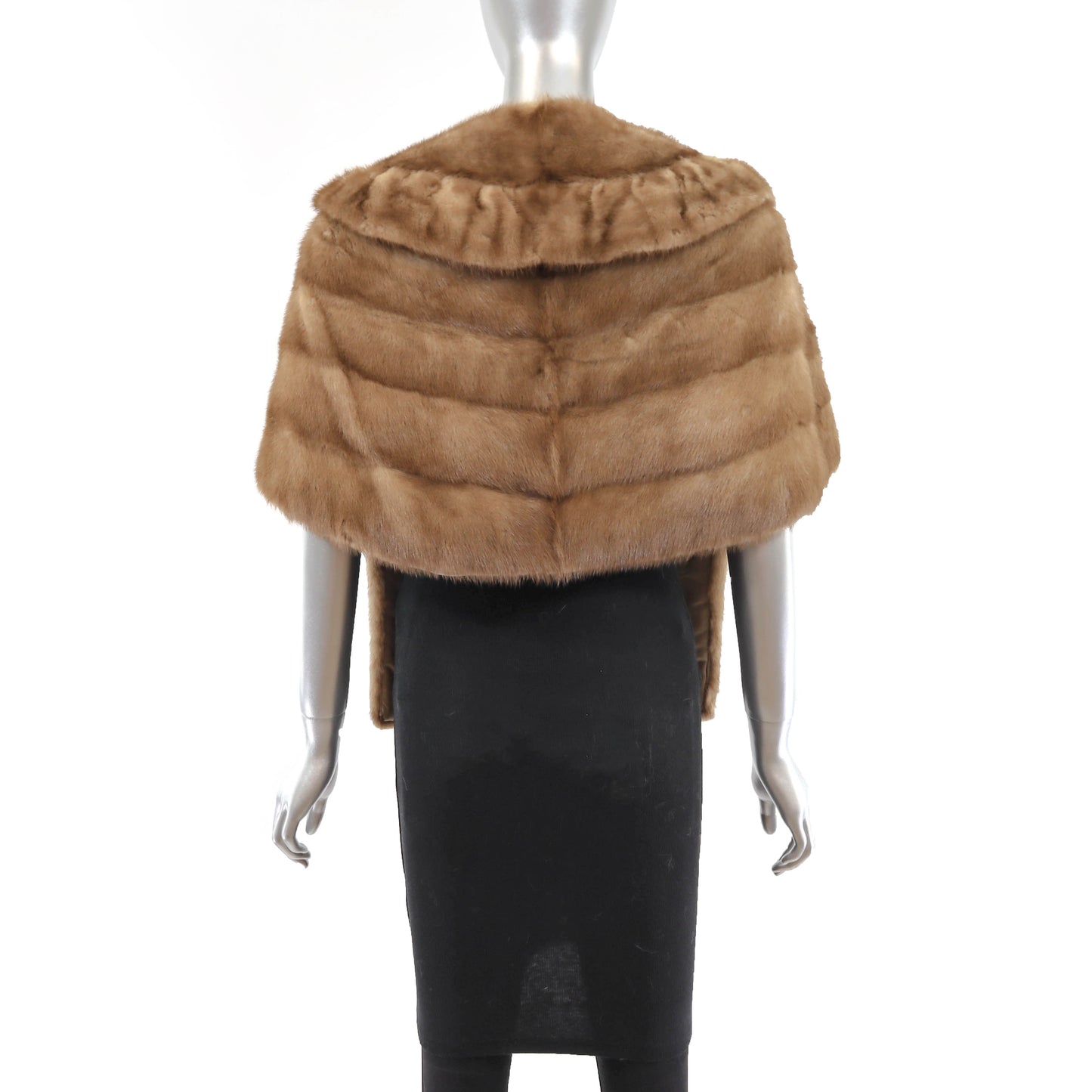 Light Brown Mink Stole- Size Free