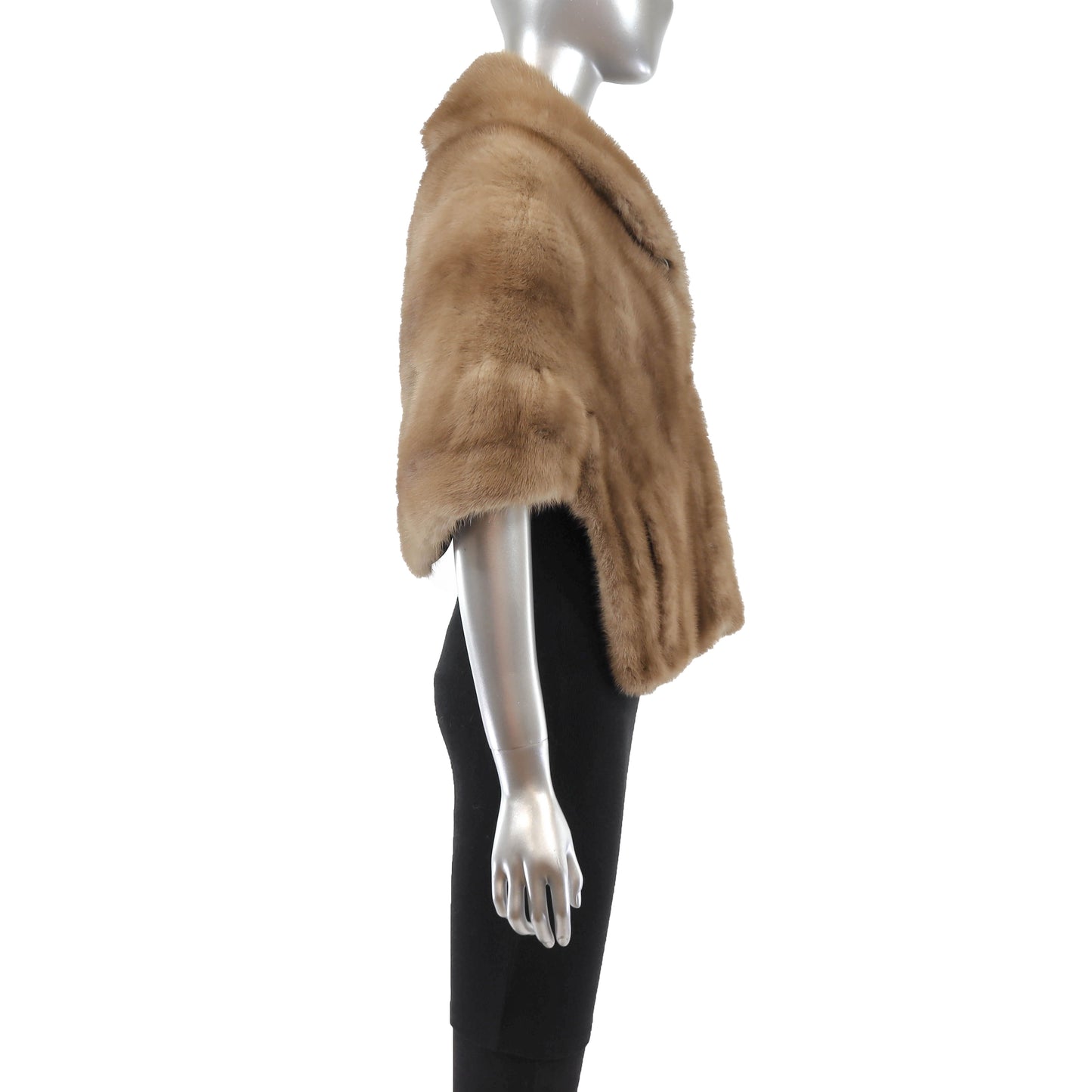 Light Brown Mink Stole- Size M