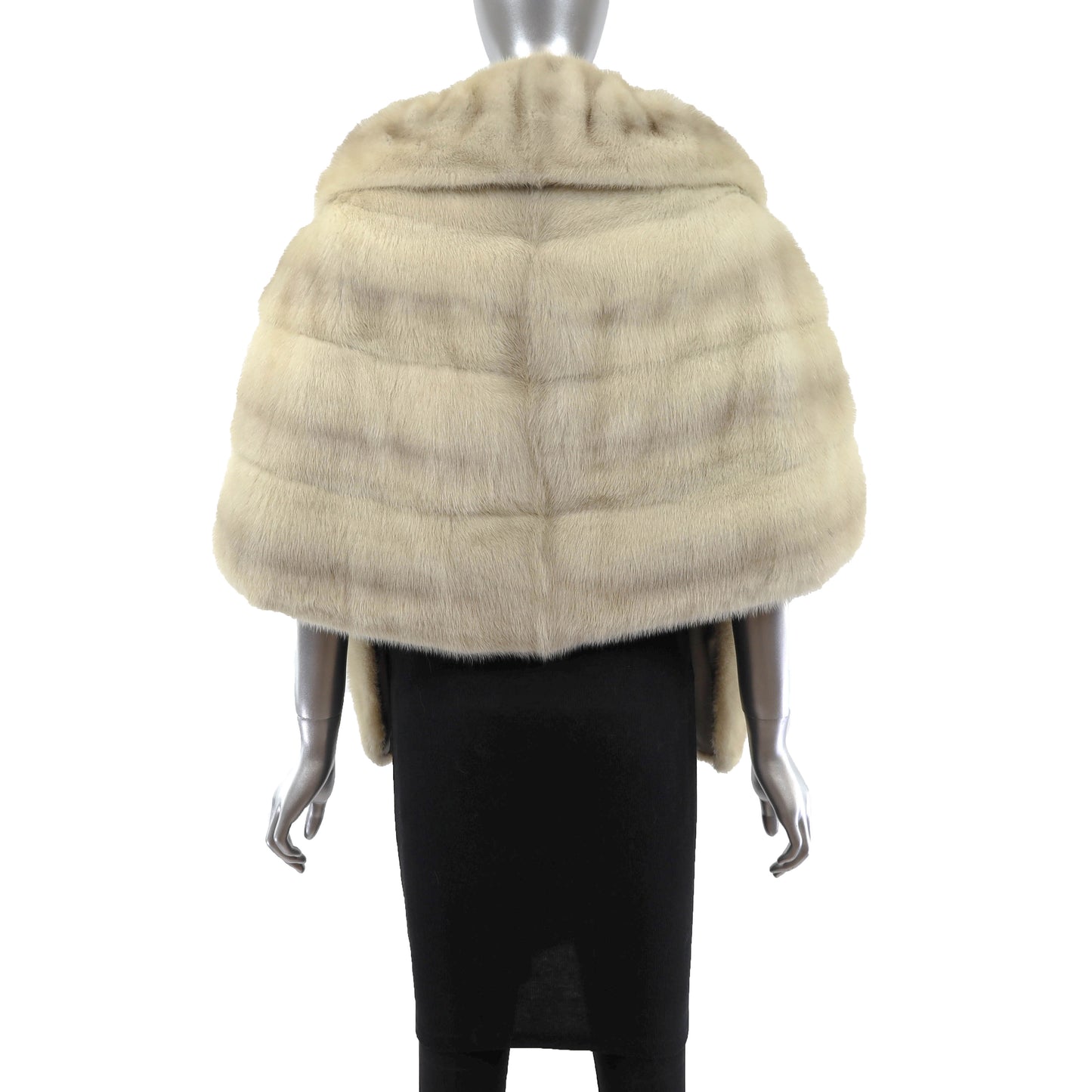 Ivory Mink Stole- Size Free