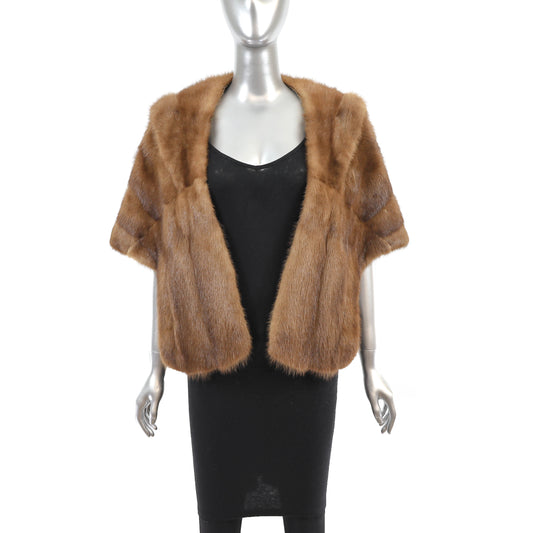 Autumn Haze Mink Stole- Size Free