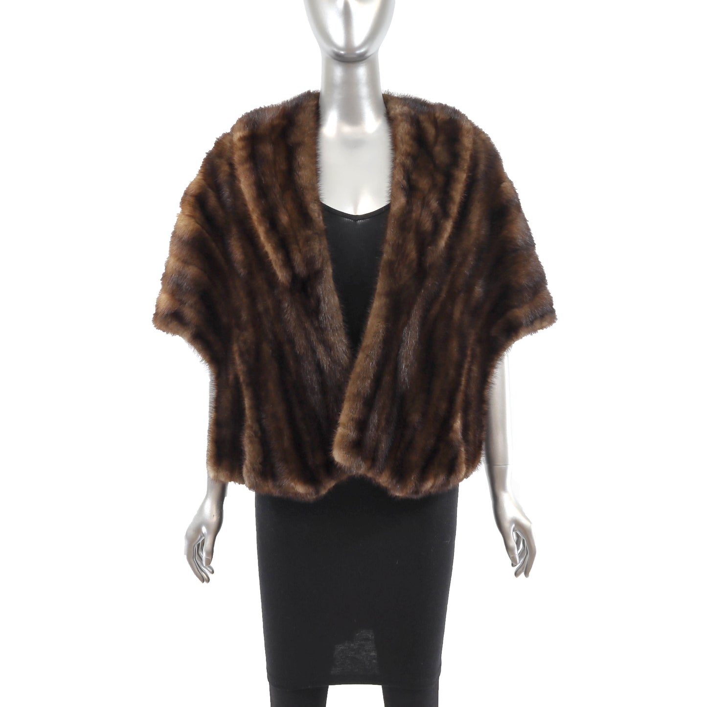 Mahogany Mink Stole - Size Free