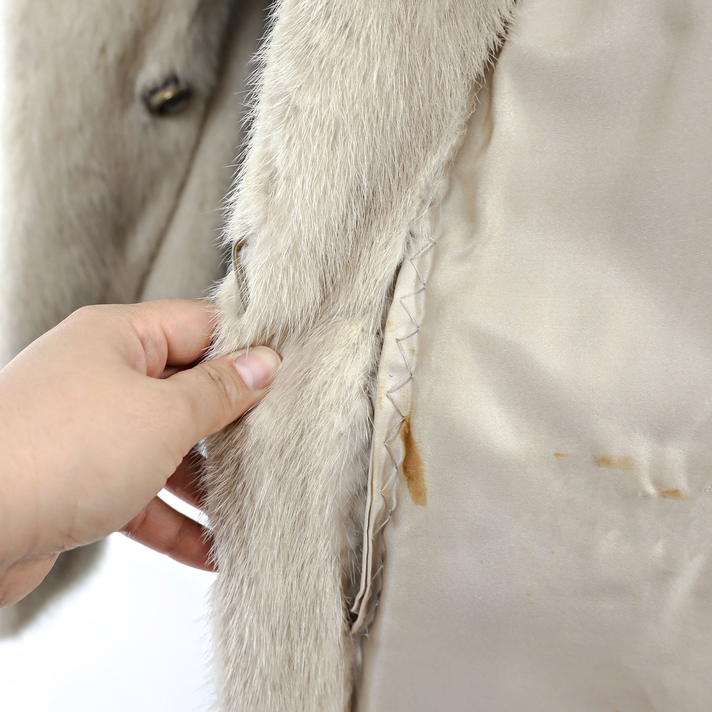 Beige Mink Stroller- Size XXL