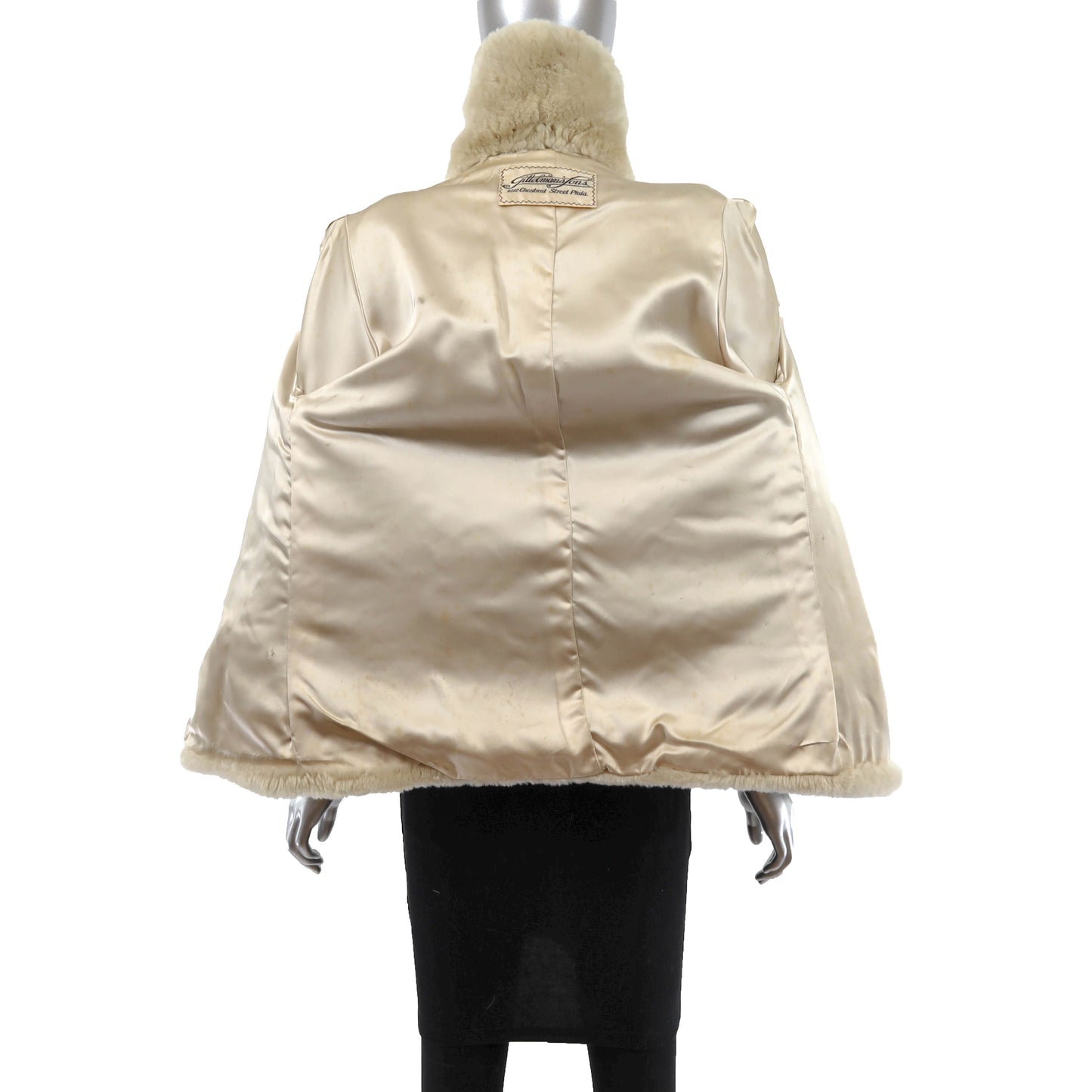 Beige Mouton Jacket- Size S