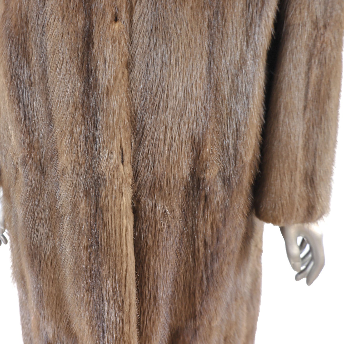 Brown Muskrat Coat- Size XXL