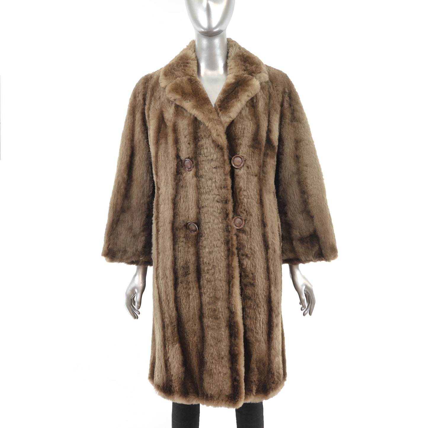 Sheared Nutria Coat- Size M