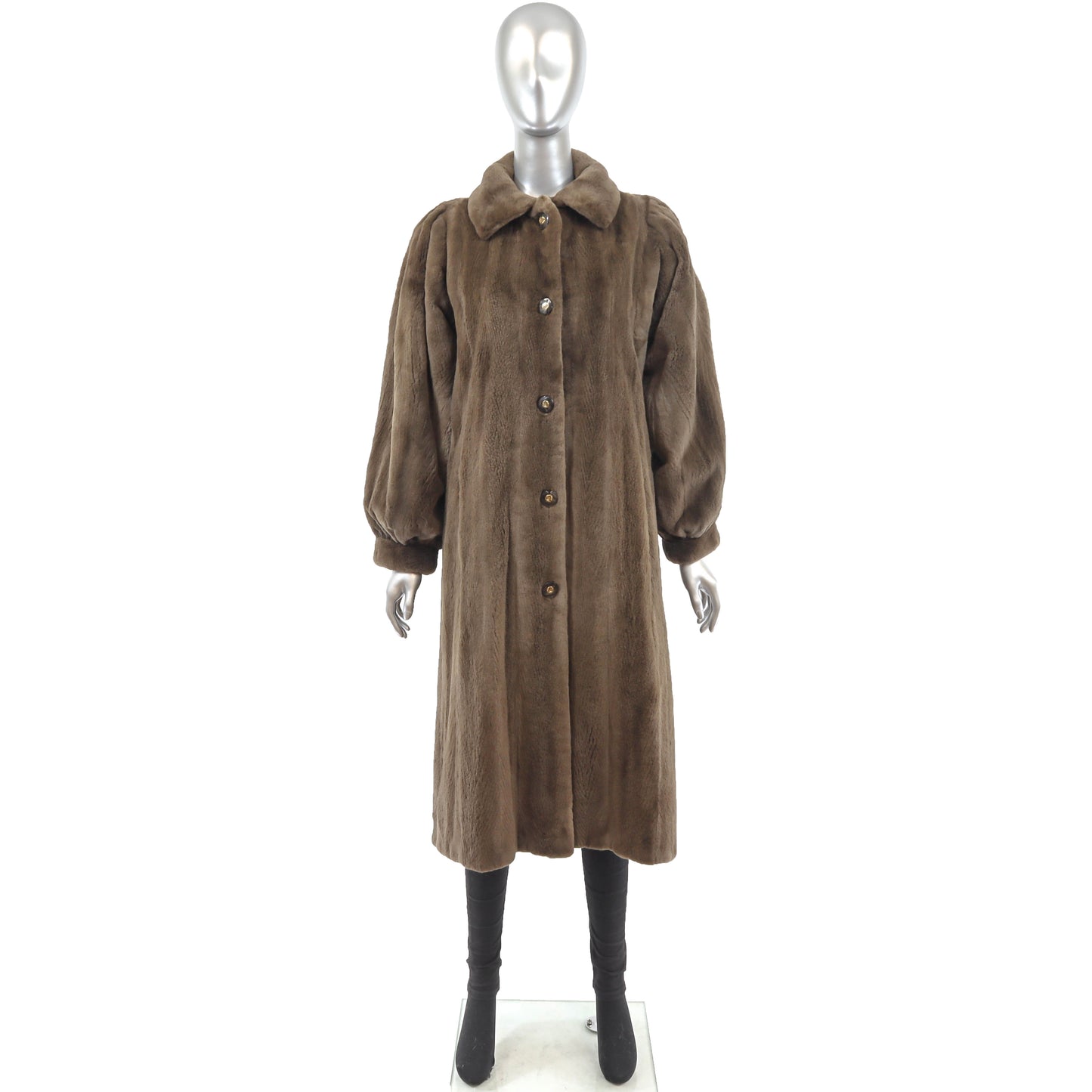 Sheared Nutria Coat- Size S