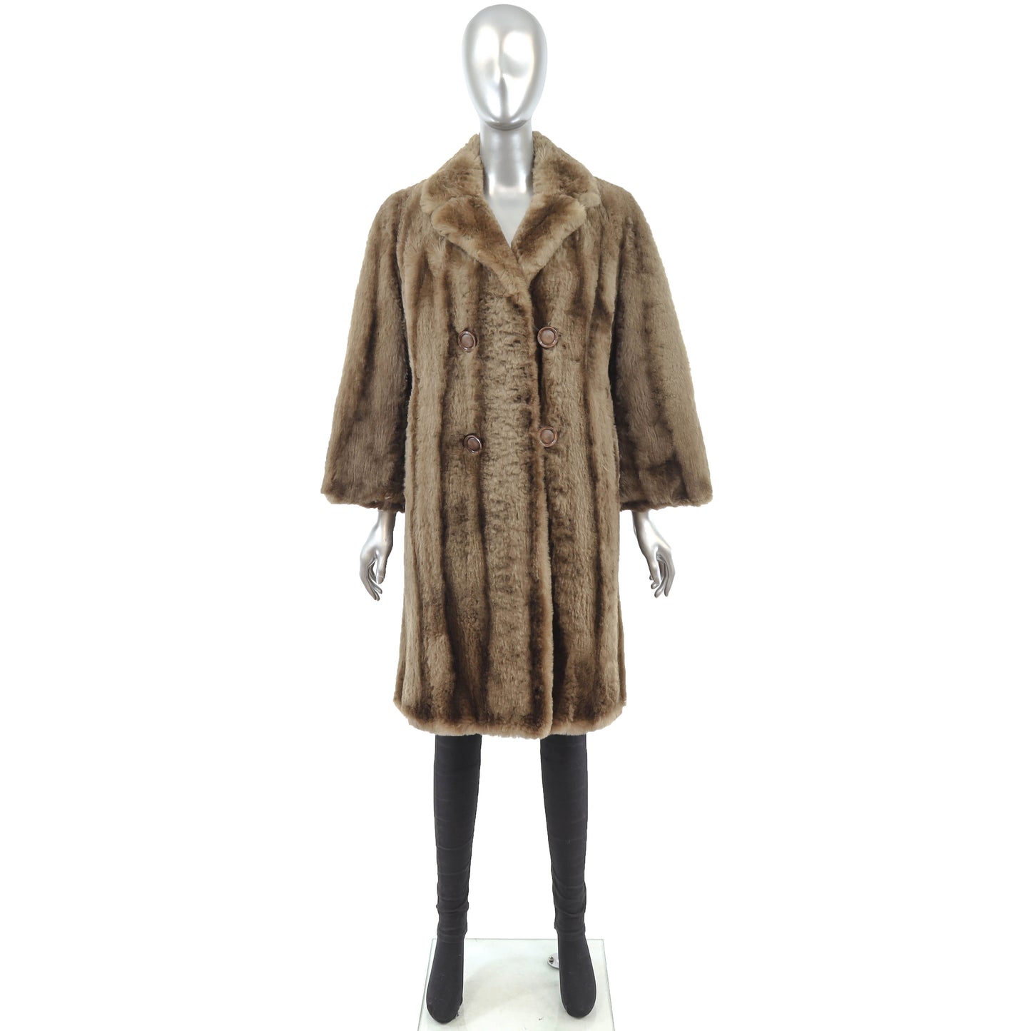 Sheared Nutria Coat- Size M