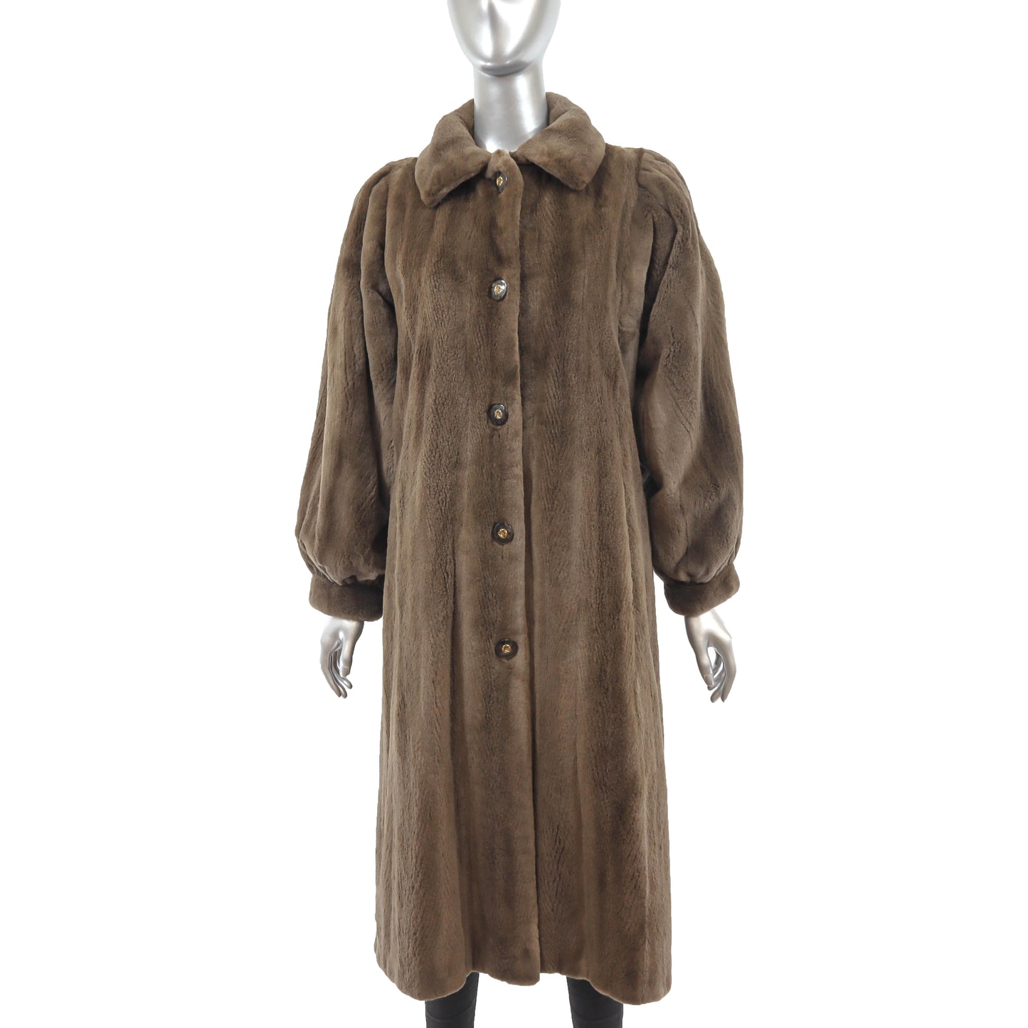 Sheared Nutria Coat- Size S