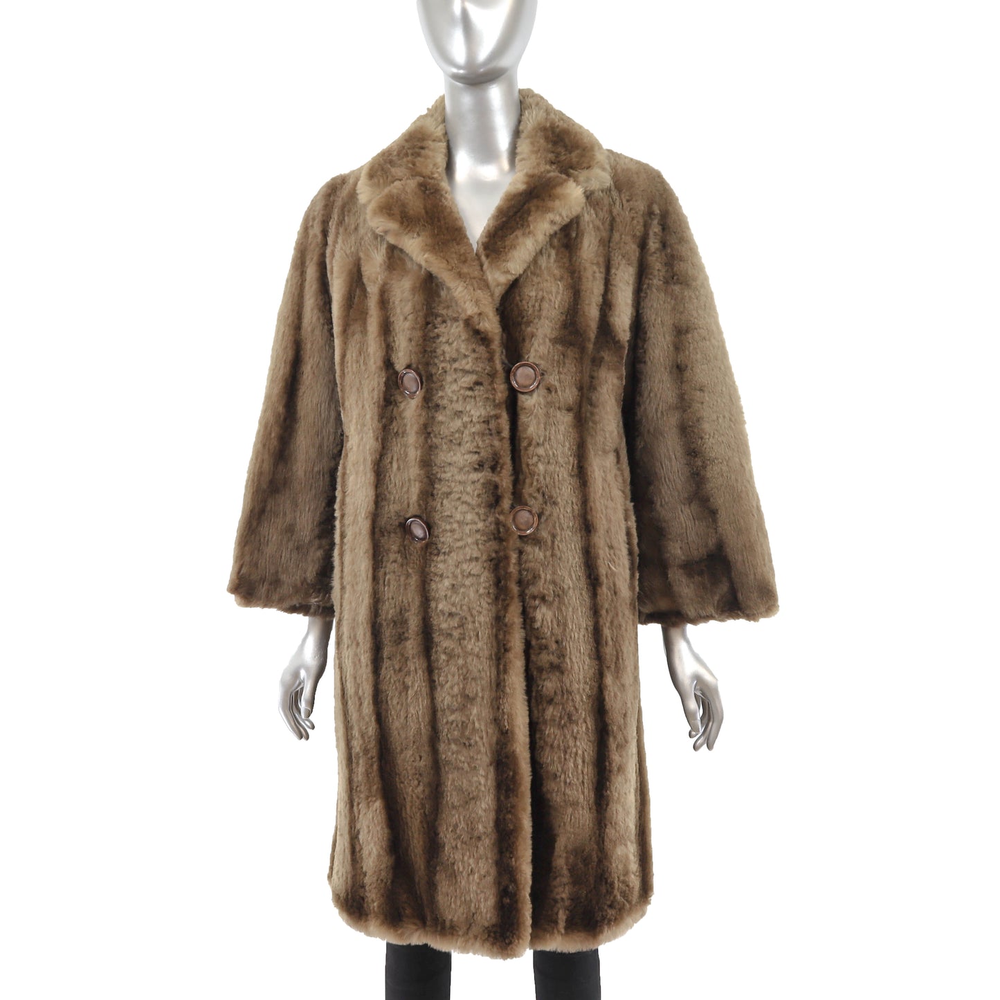 Sheared Nutria Coat- Size M