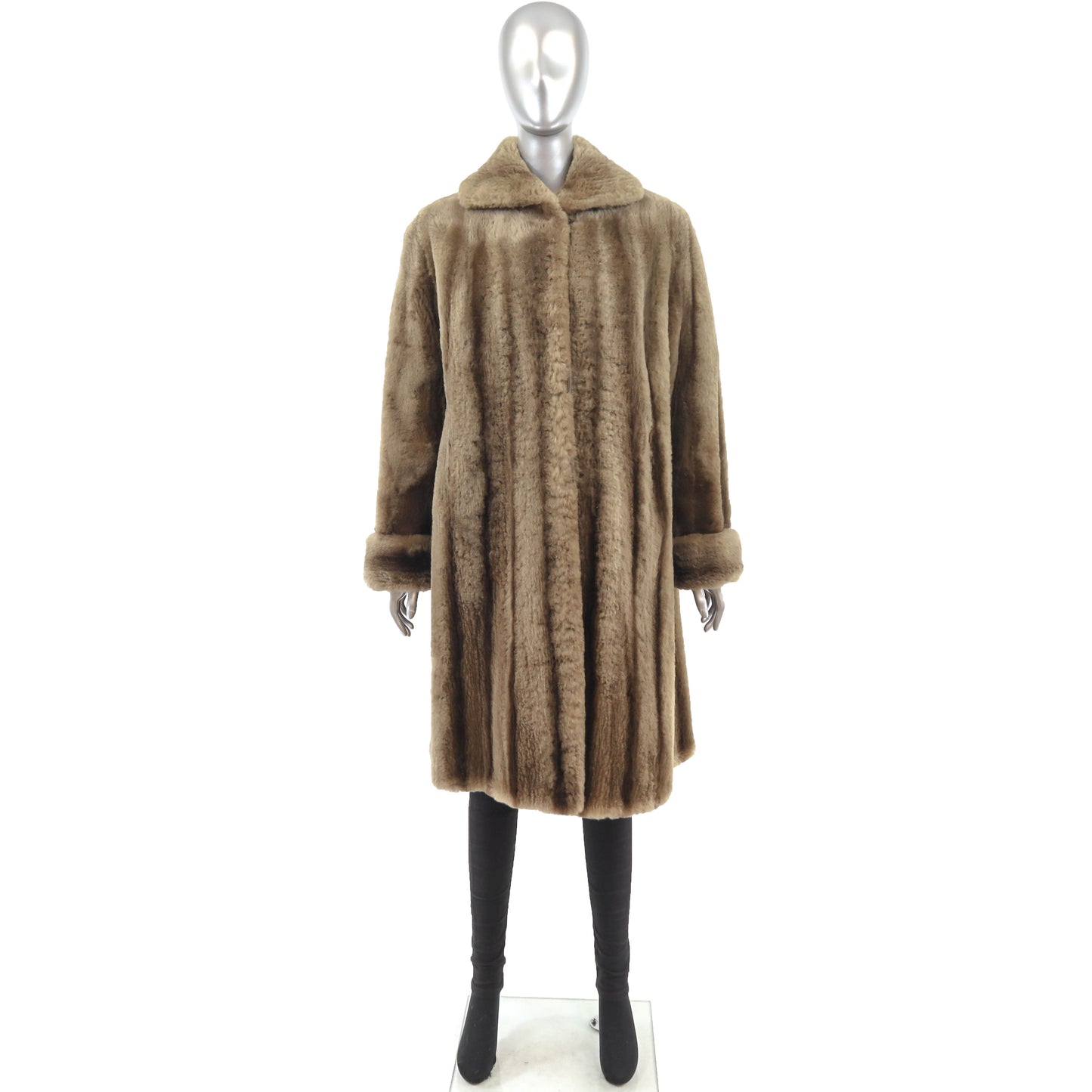 Sheared Nutria Coat- Size XL