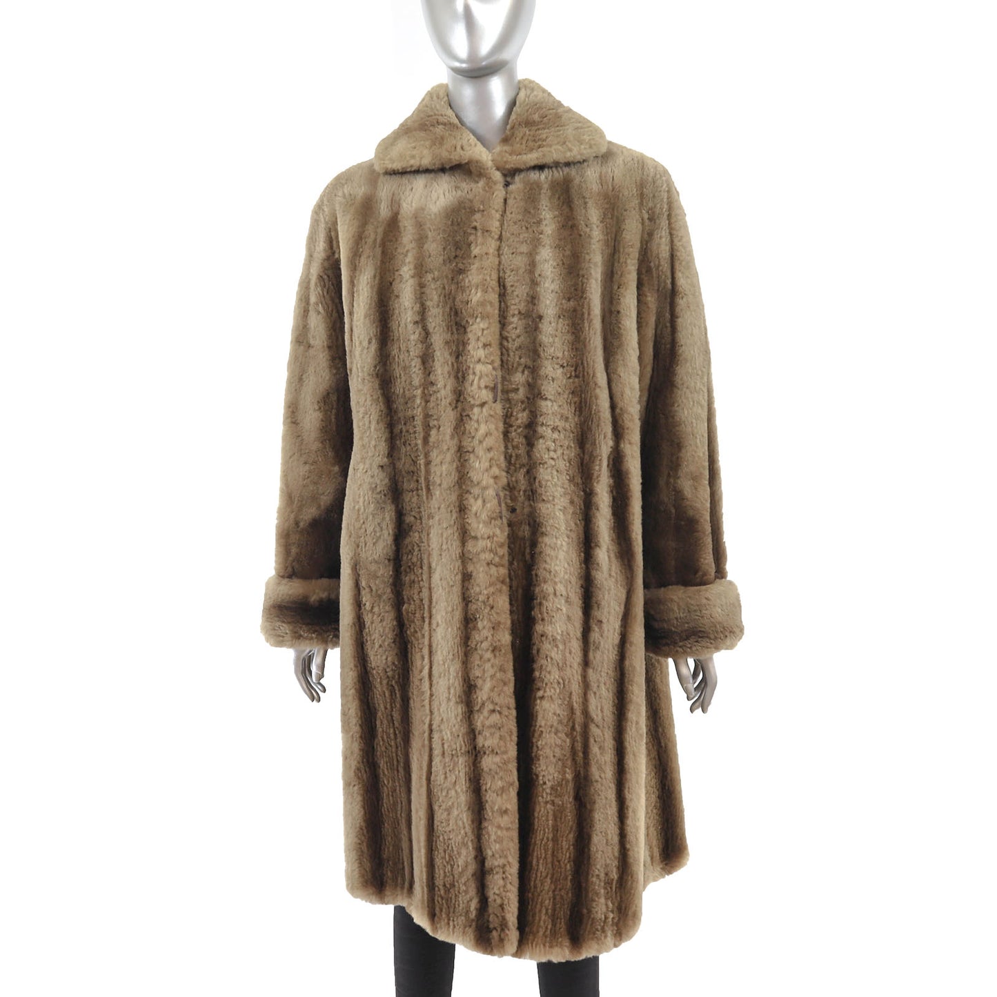 Sheared Nutria Coat- Size XL