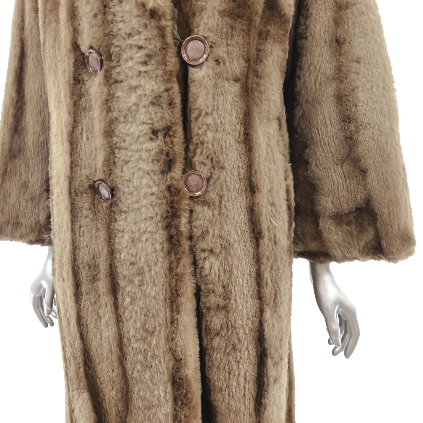 Sheared Nutria Coat- Size M