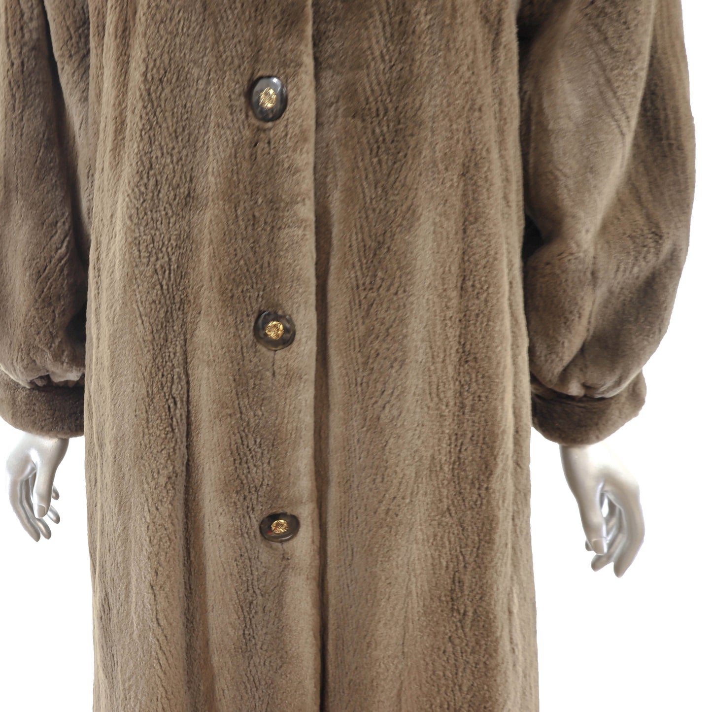 Sheared Nutria Coat- Size S