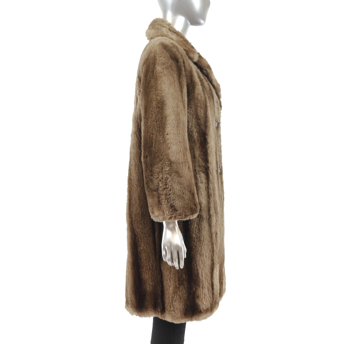 Sheared Nutria Coat- Size M