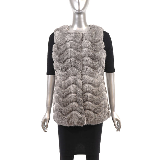 Grey Rabbit Vest- Size S