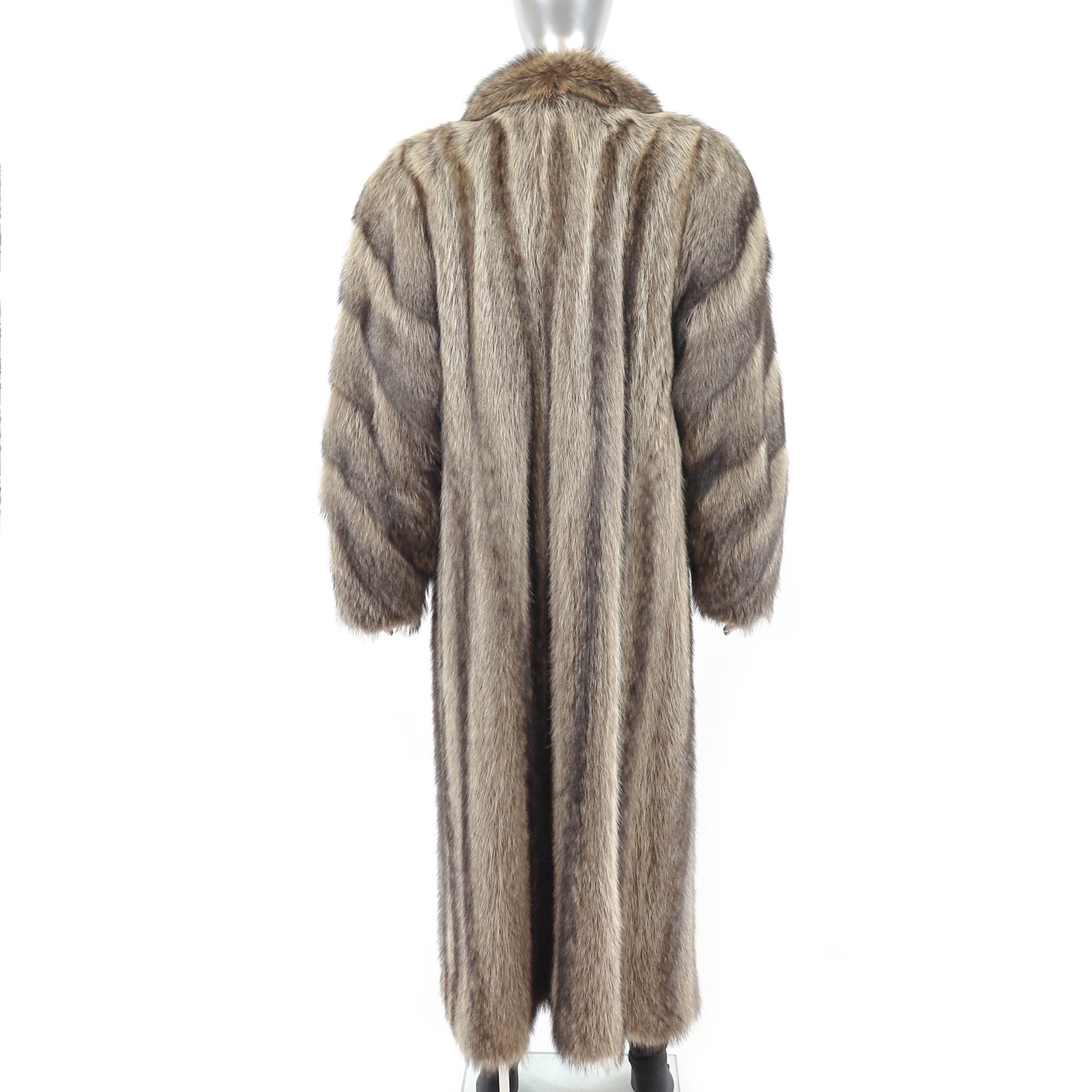 Full Length Raccoon Coat- Size L