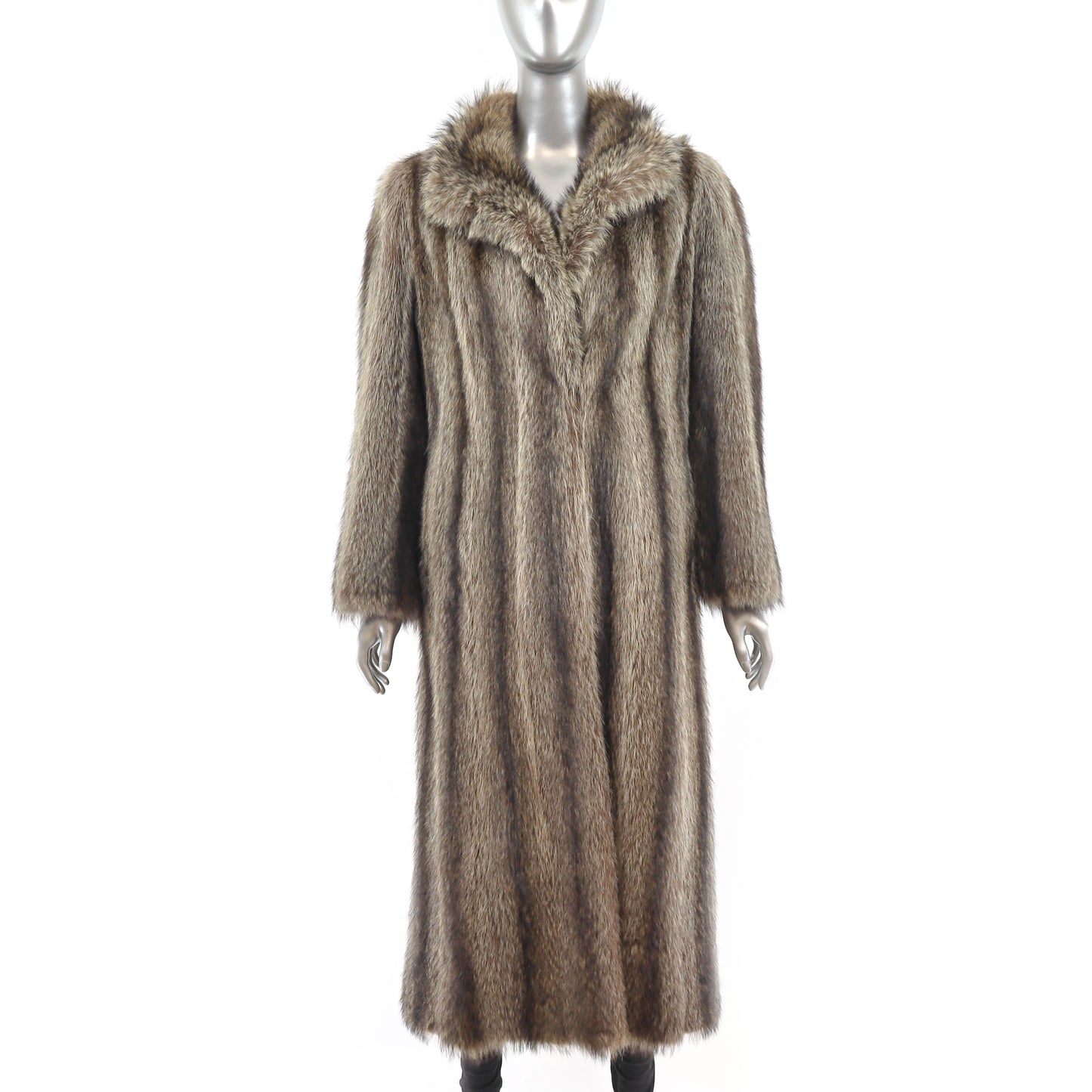 Diane Von Furstenberg Raccoon Coat- Size M