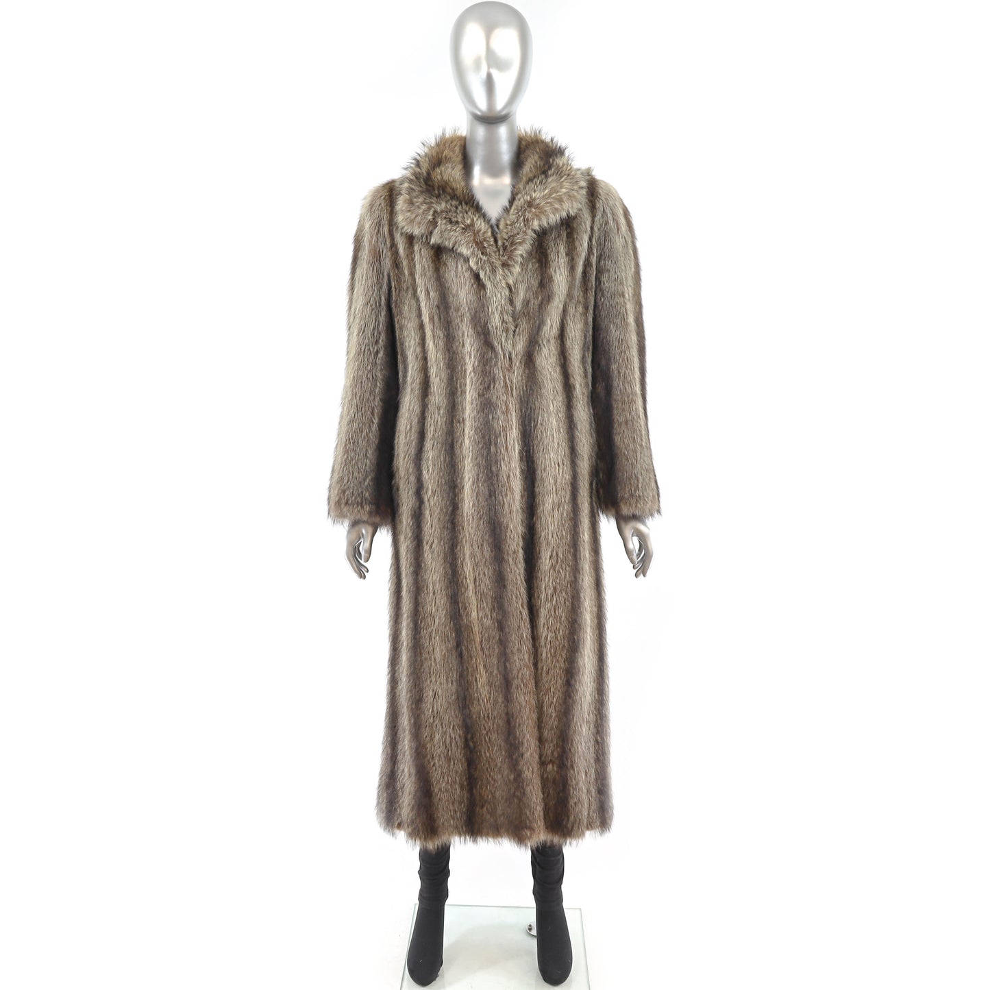 Diane Von Furstenberg Raccoon Coat- Size M