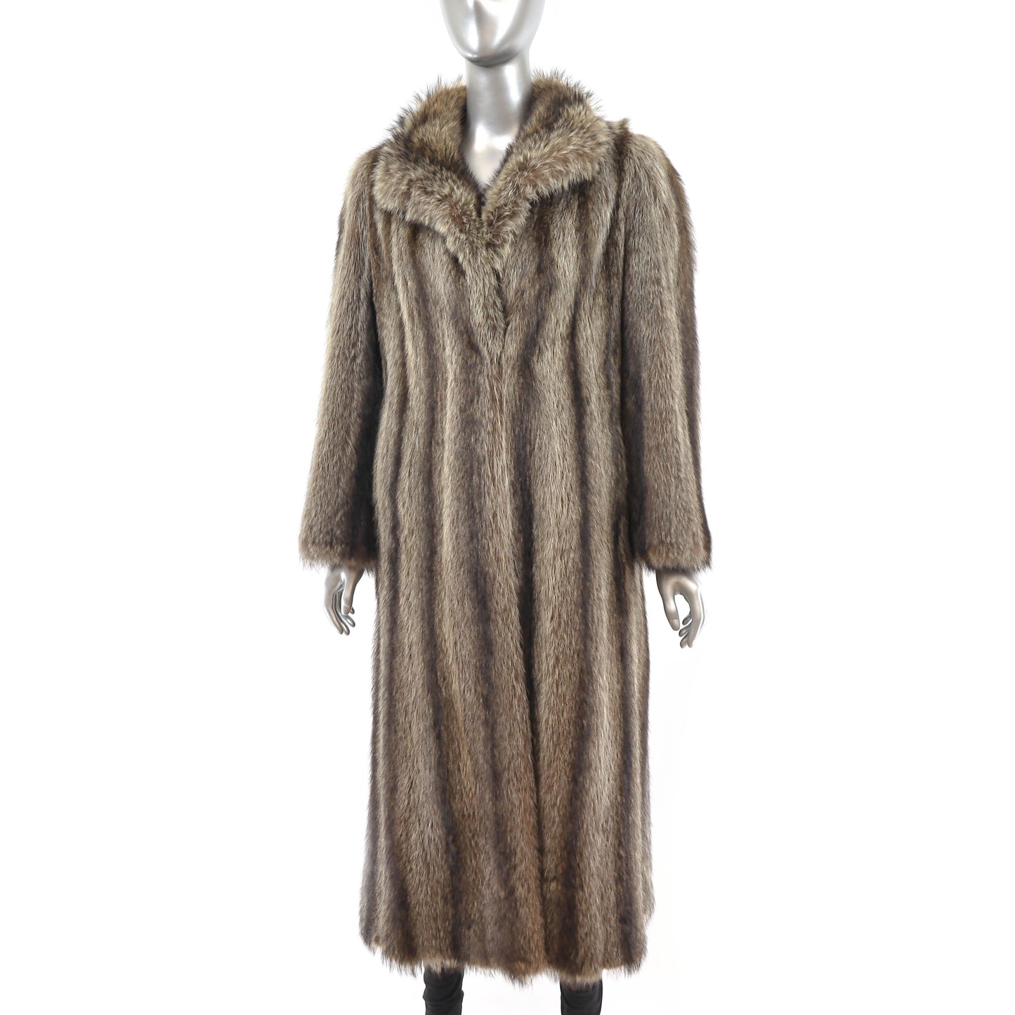 Diane Von Furstenberg Raccoon Coat- Size M