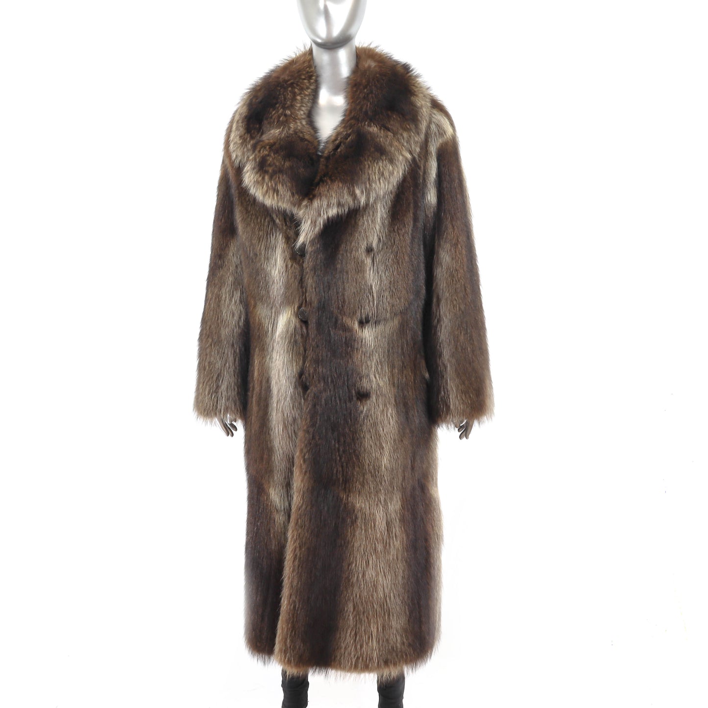 Revillon/ Saks-Fifth Avenue Men's Raccoon Coat- Size M