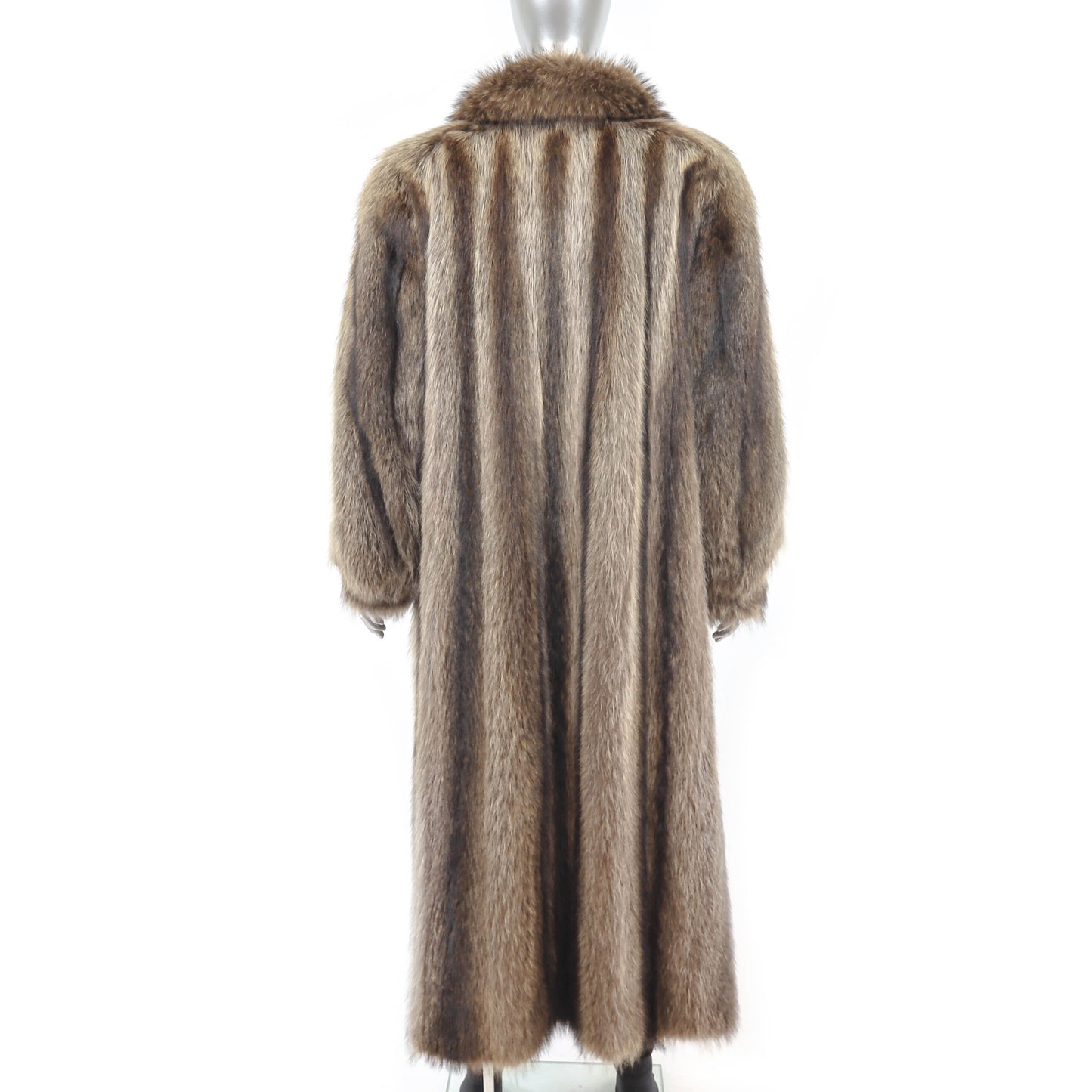 Full Length Raccoon Coat- Size XL