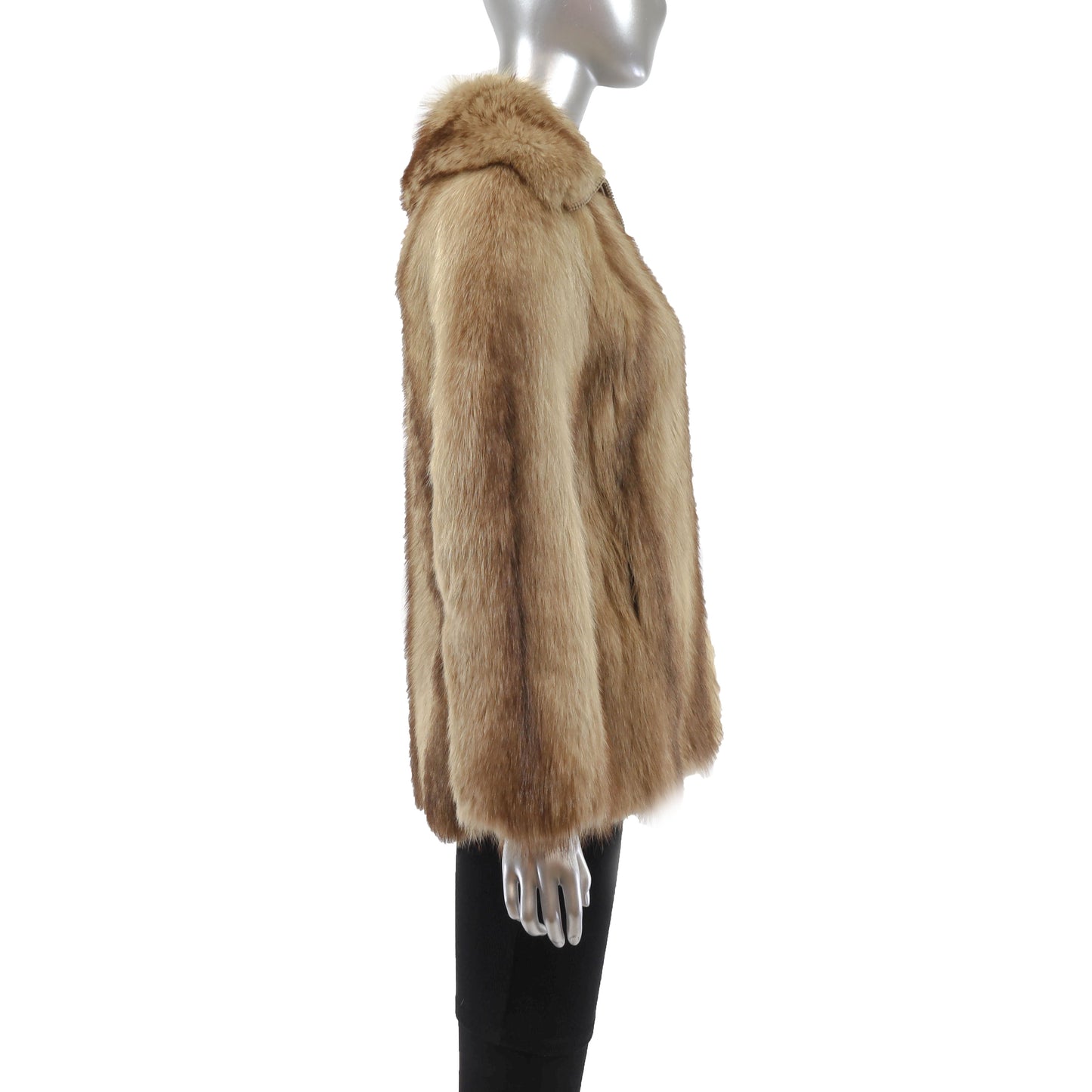 Blonde Raccoon Jacket- Size S