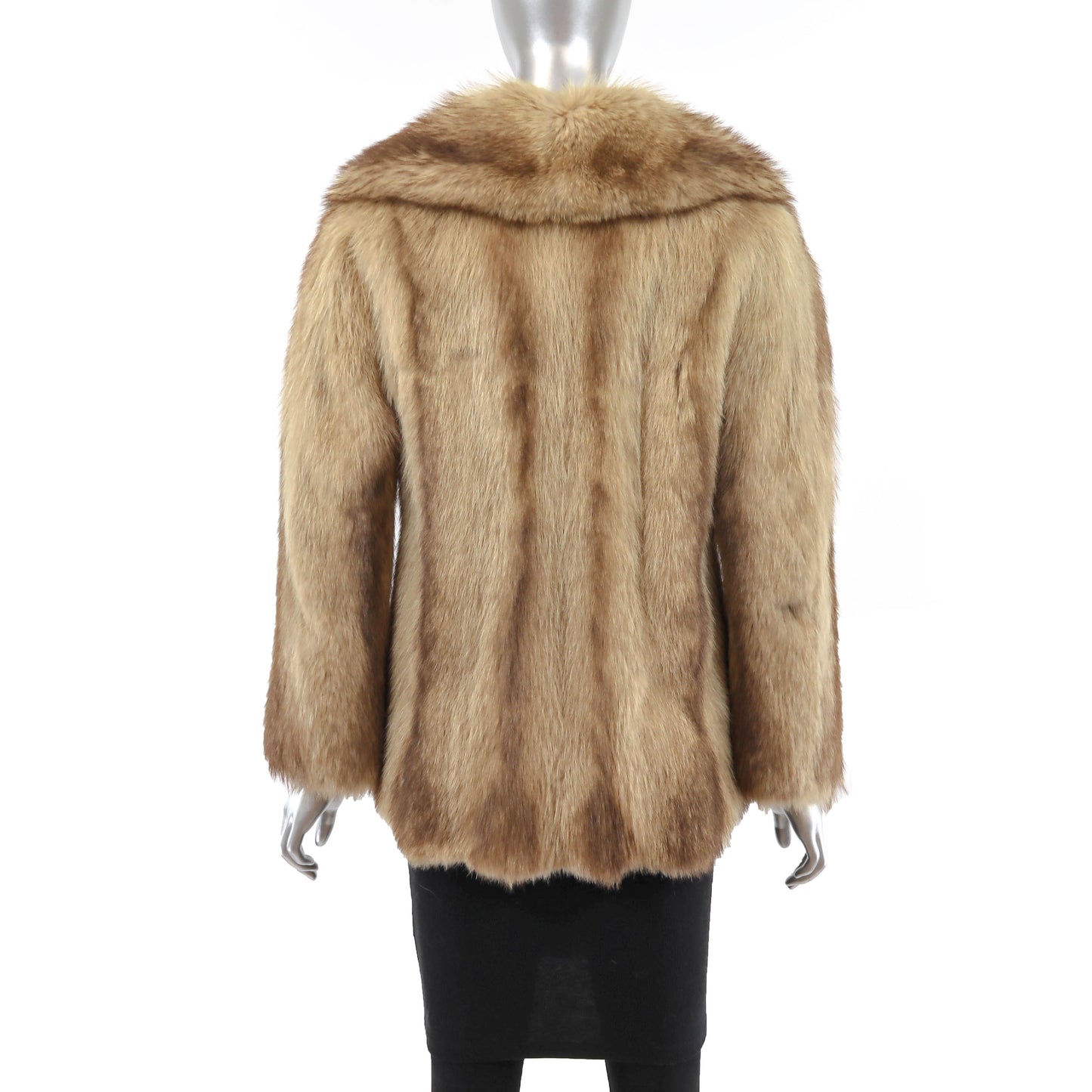 Blonde Raccoon Jacket- Size S