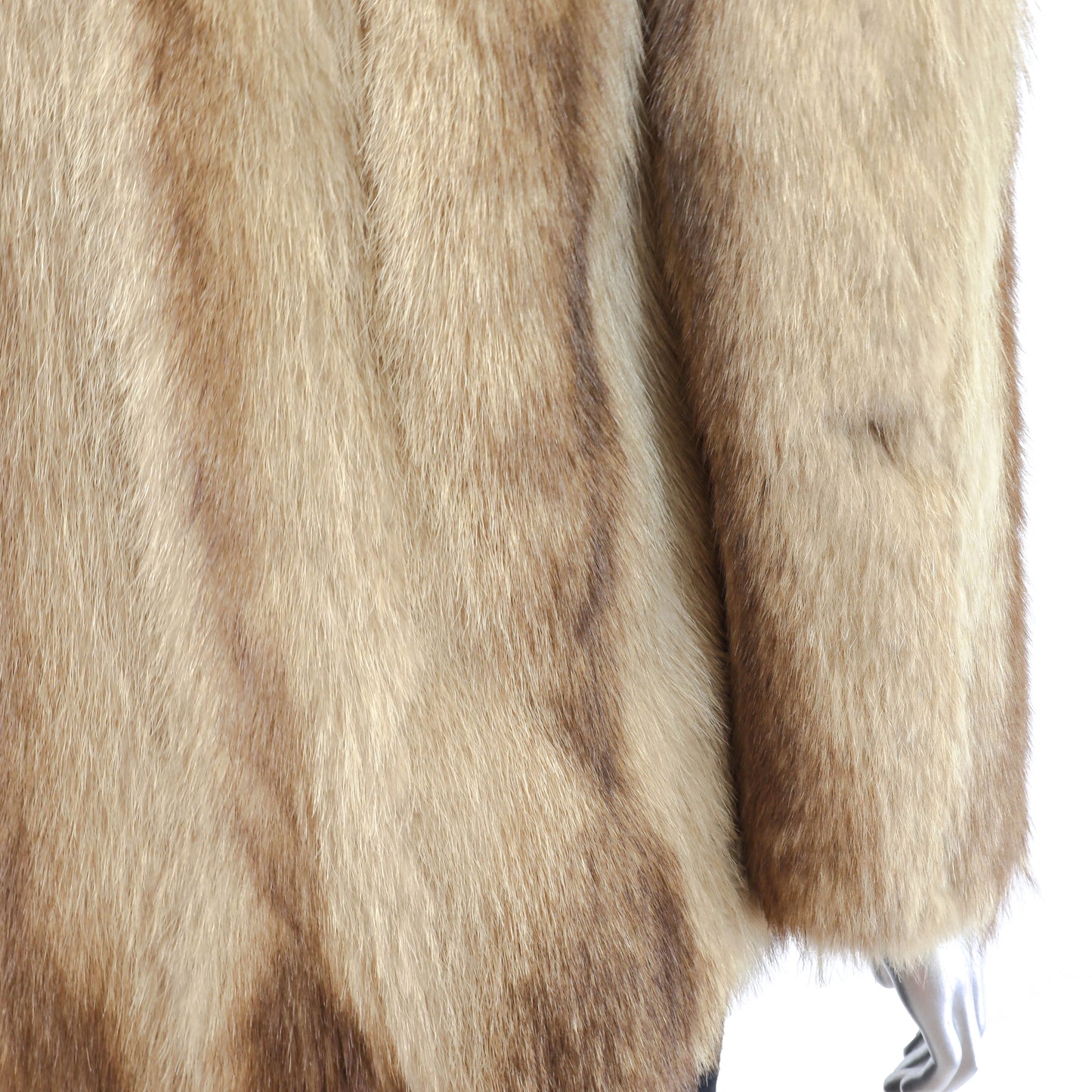 Blonde Raccoon Jacket- Size S