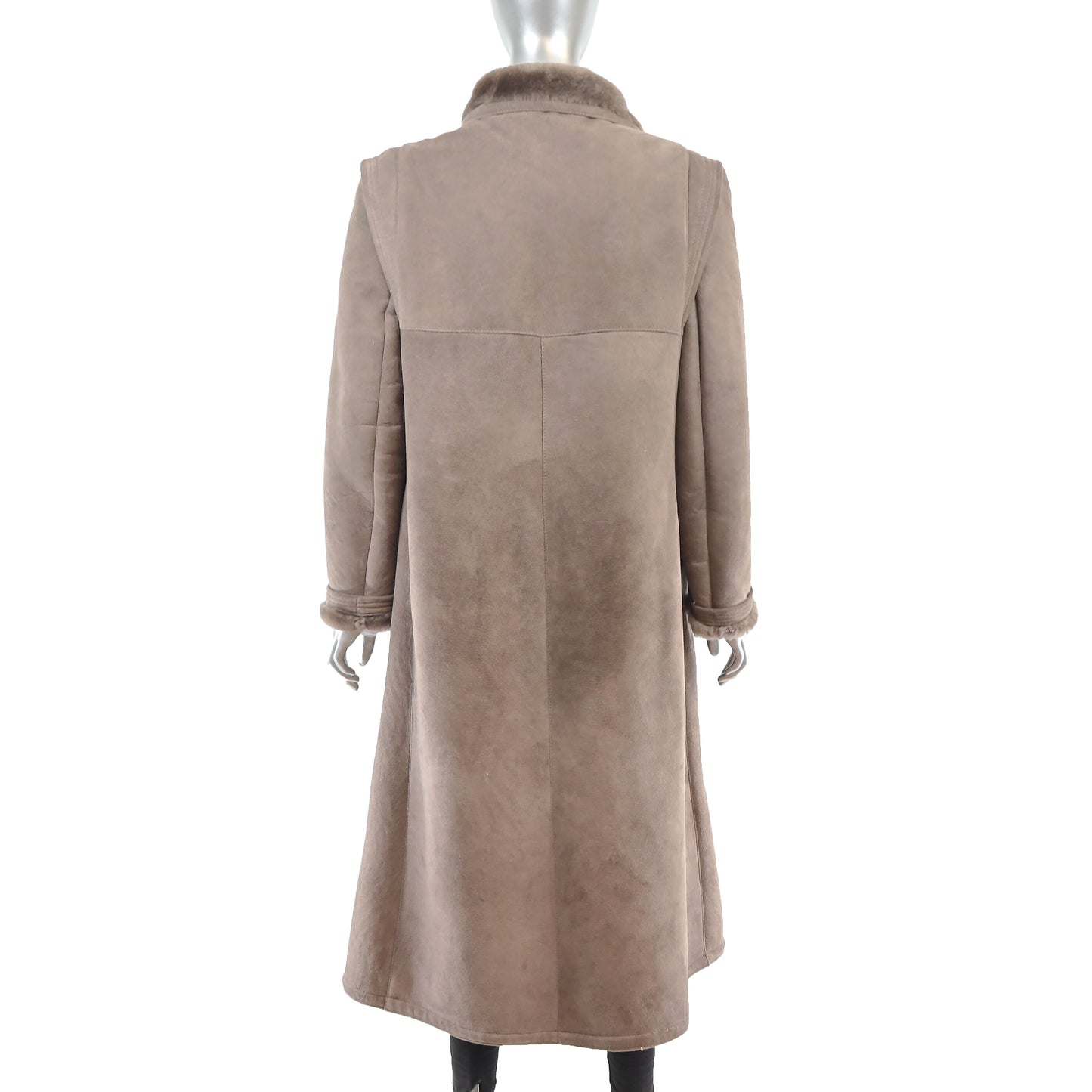 Full Length Shearling Coat- Size M